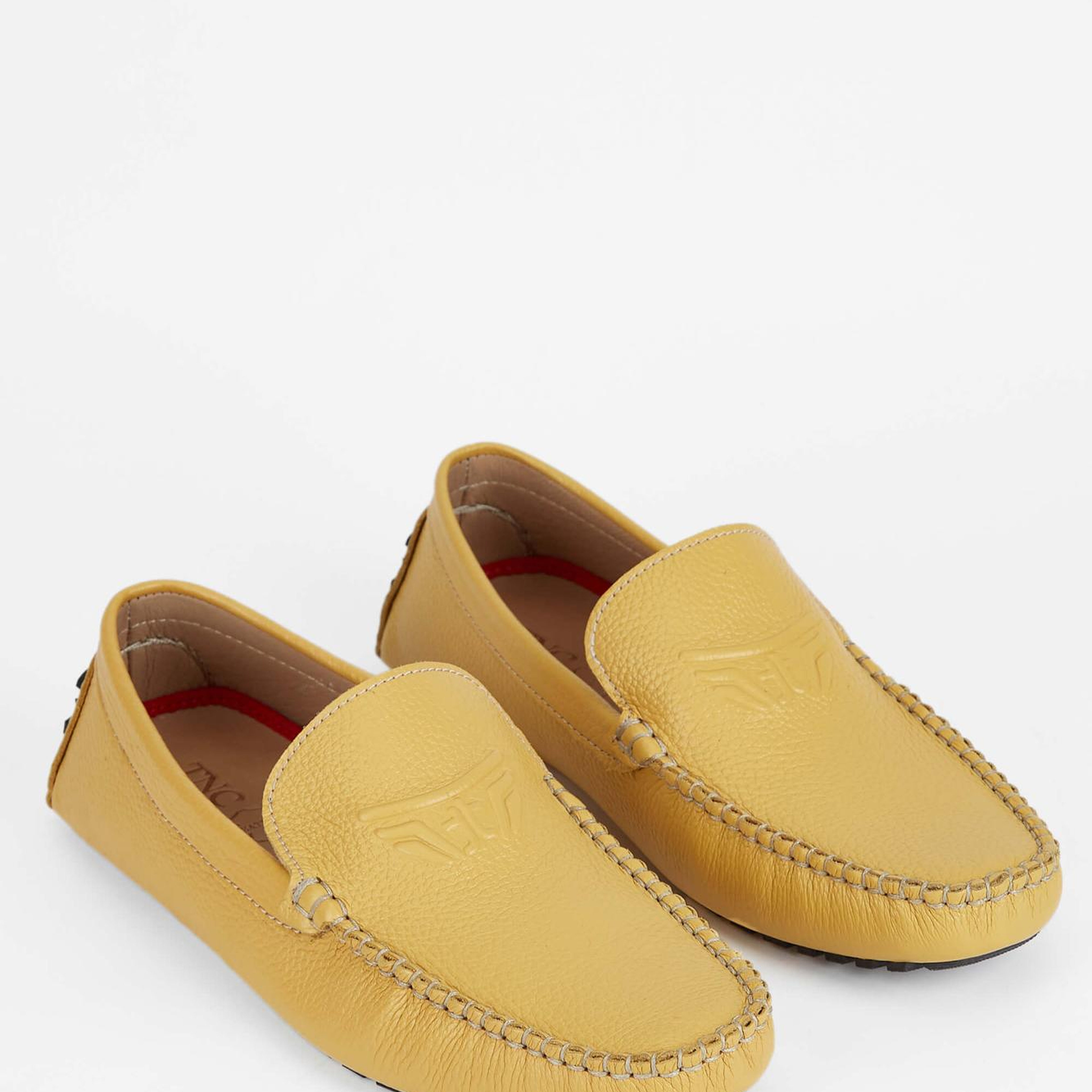 Tamer Tanca Erkek Hakiki Deri Sarı Loafer Ayakkabı