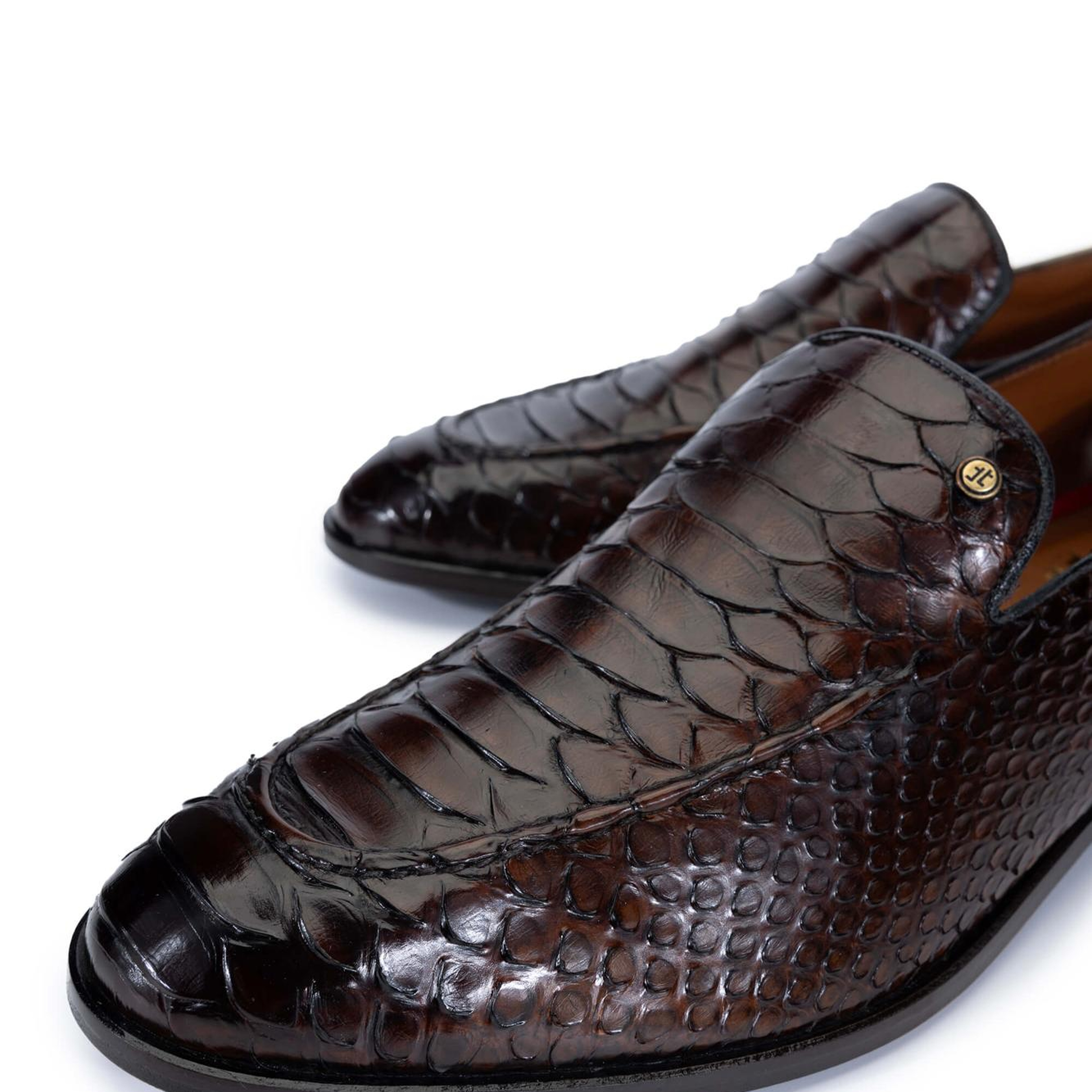 Tamer Tanca Erkek Hakiki Deri Taba Loafer Ayakkabı