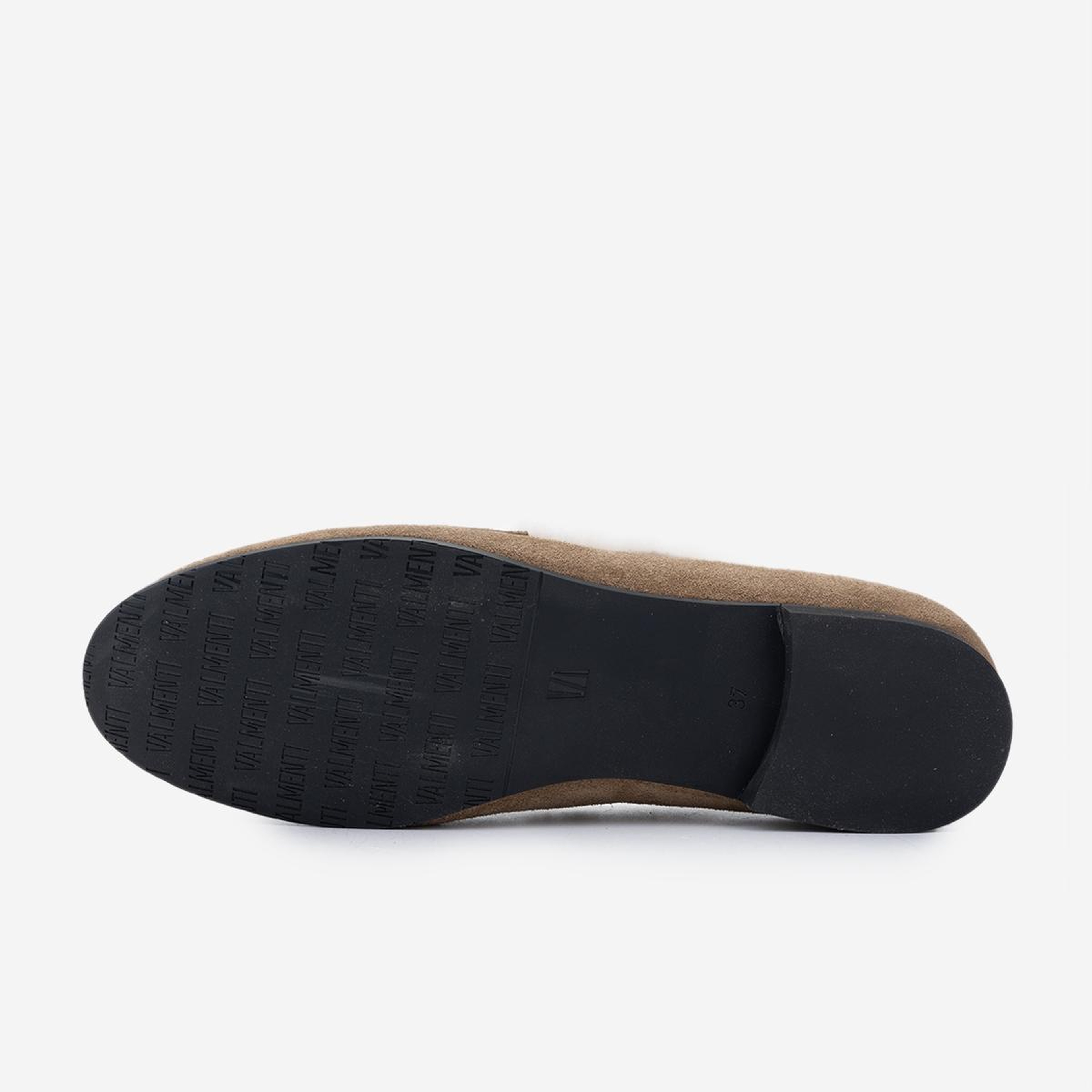 Valmenti Kadın Hakiki Deri Bej Loafer Ayakkabı