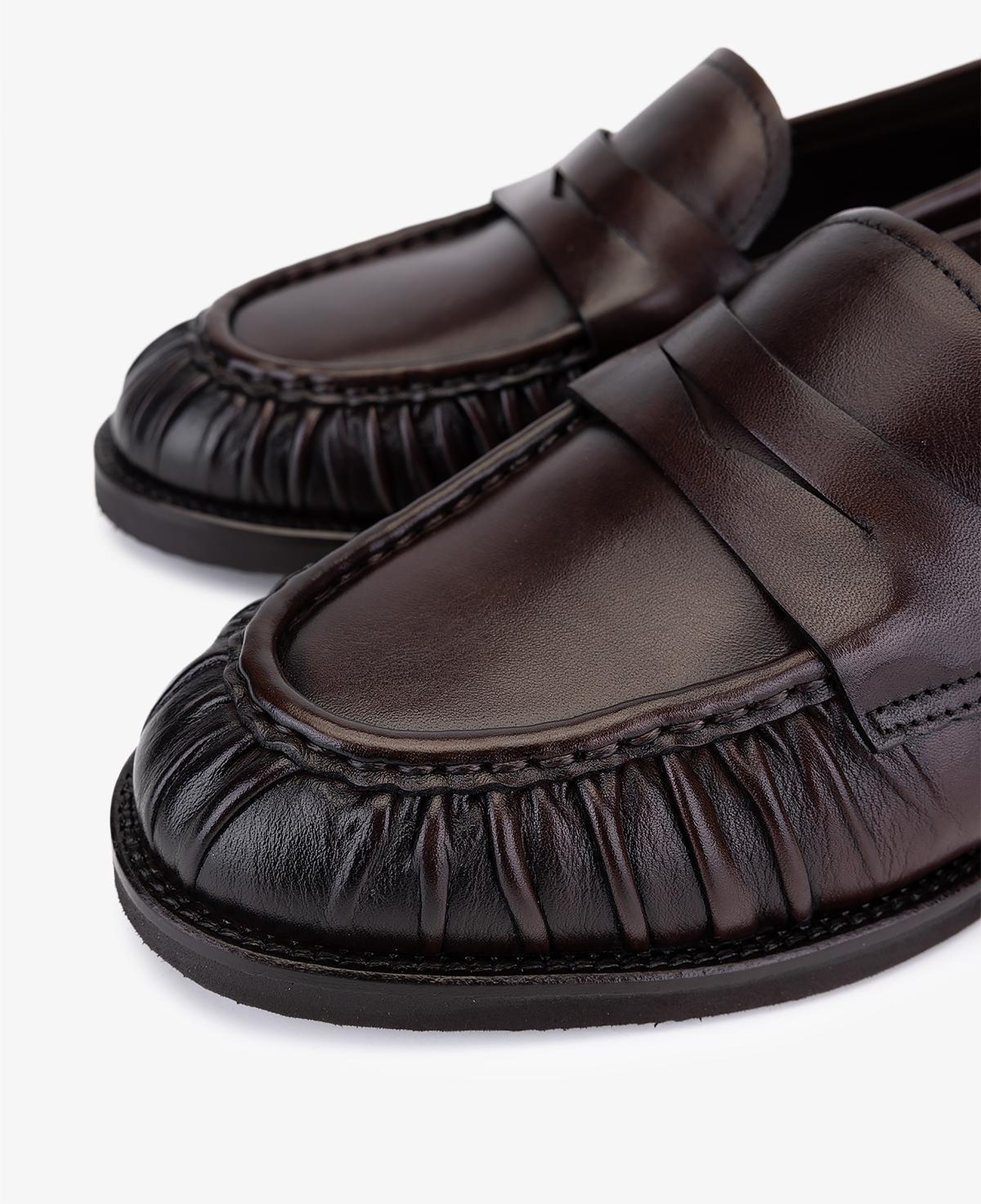 Valmenti Kadın Hakiki Deri Kahverengi Loafer Ayakkabı