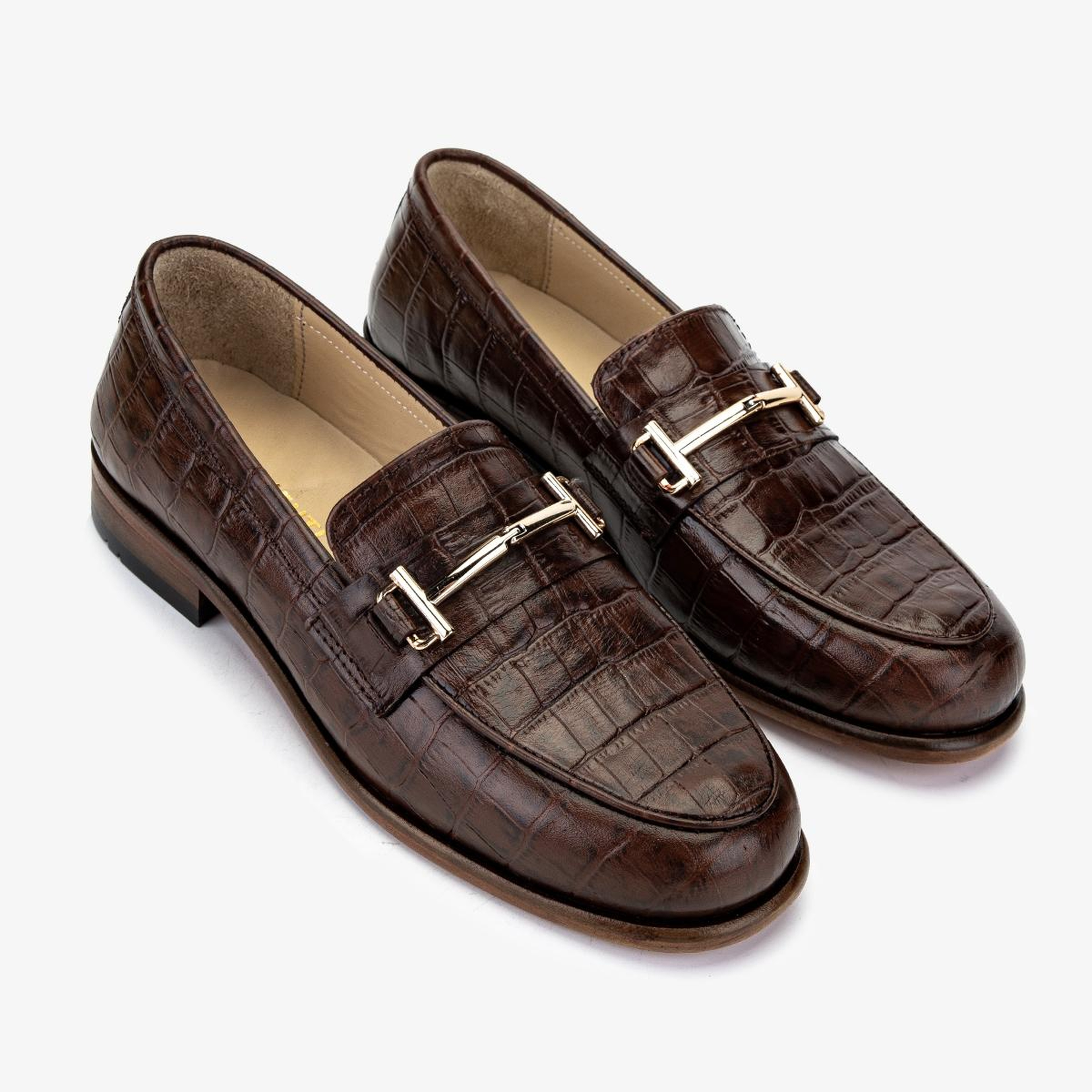 Valmenti Kadın Hakiki Deri Taba Loafer Ayakkabı