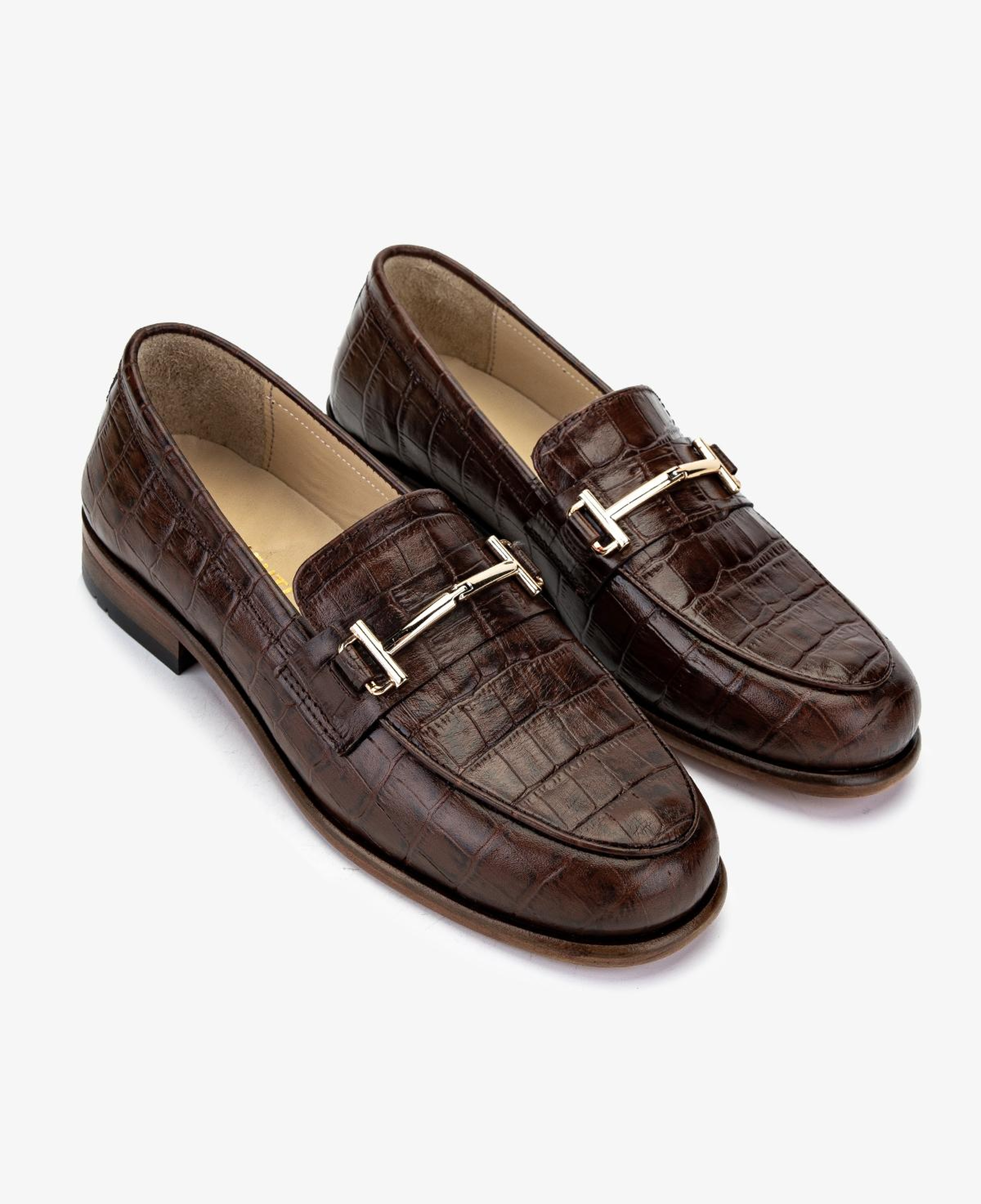 Valmenti Kadın Hakiki Deri Taba Loafer Ayakkabı