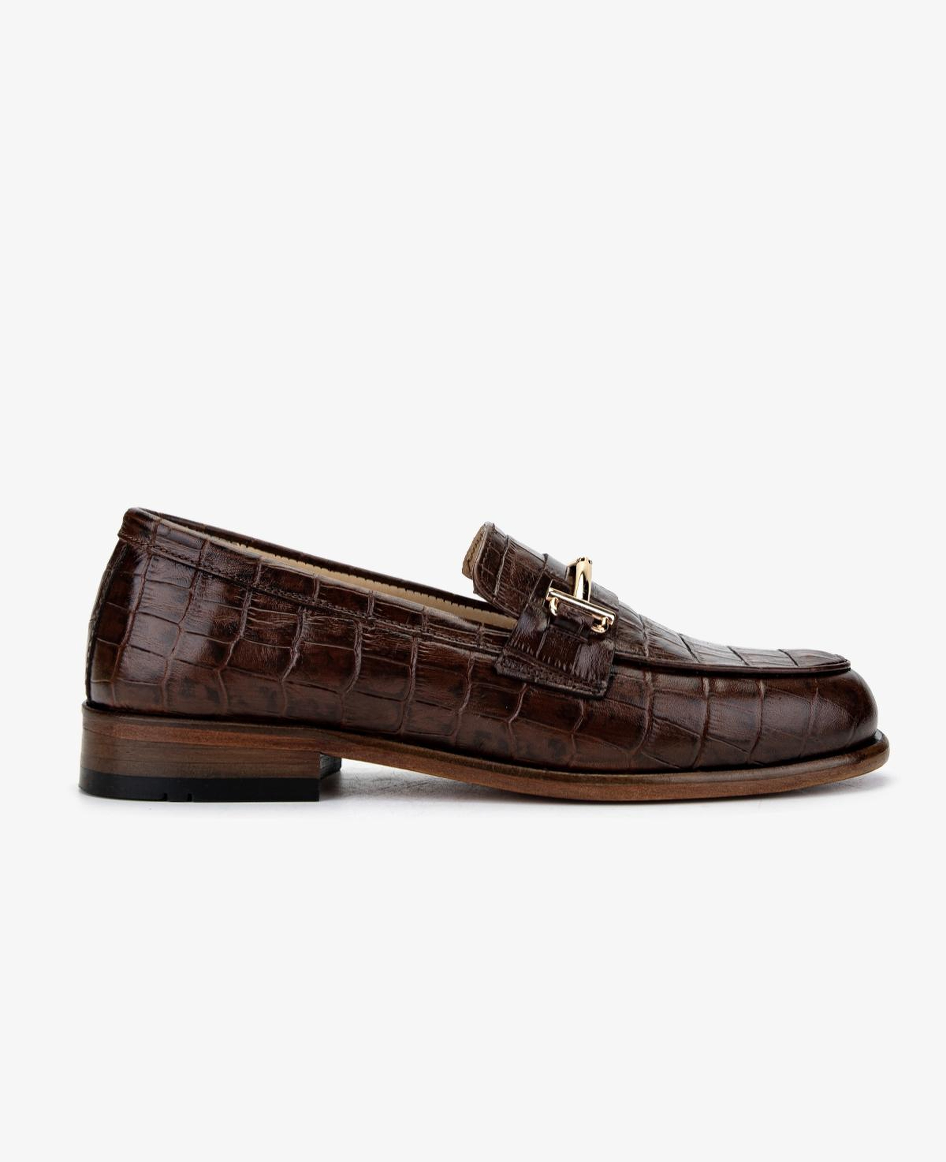 Valmenti Kadın Hakiki Deri Taba Loafer Ayakkabı