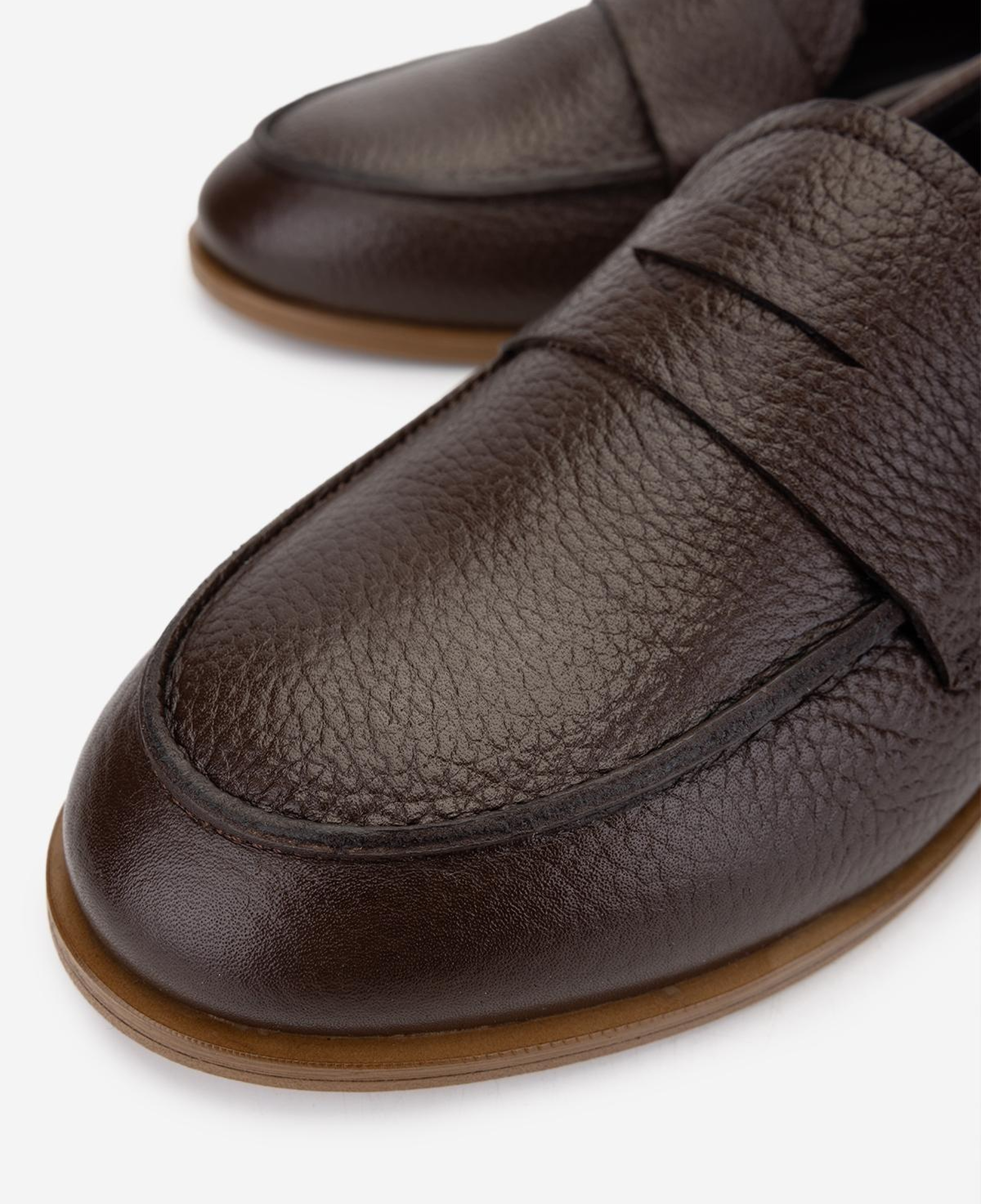 Valmenti Kadın Hakiki Deri Kahverengi Loafer Ayakkabı