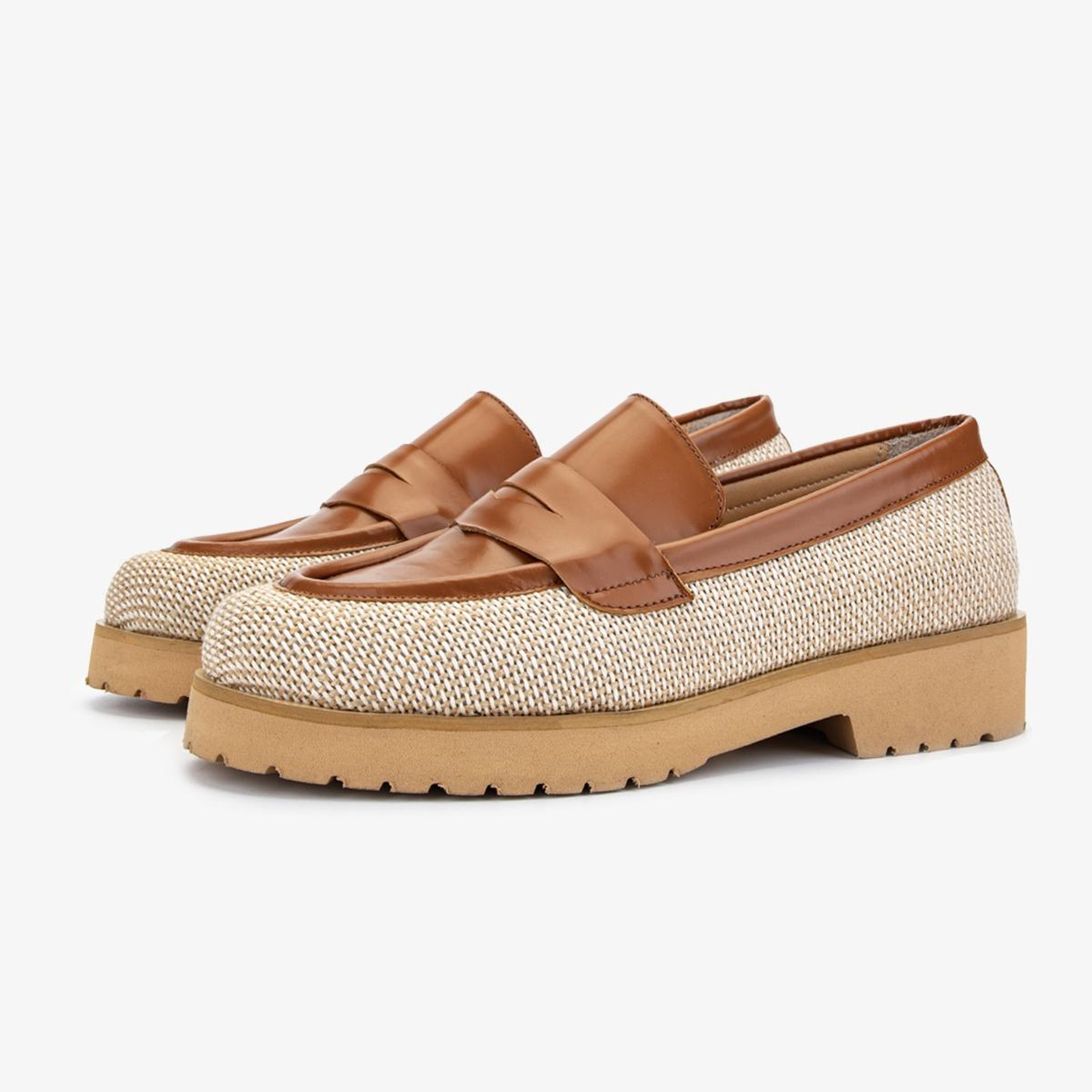 Valmenti Kadın Hakiki Deri Taba Loafer Ayakkabı