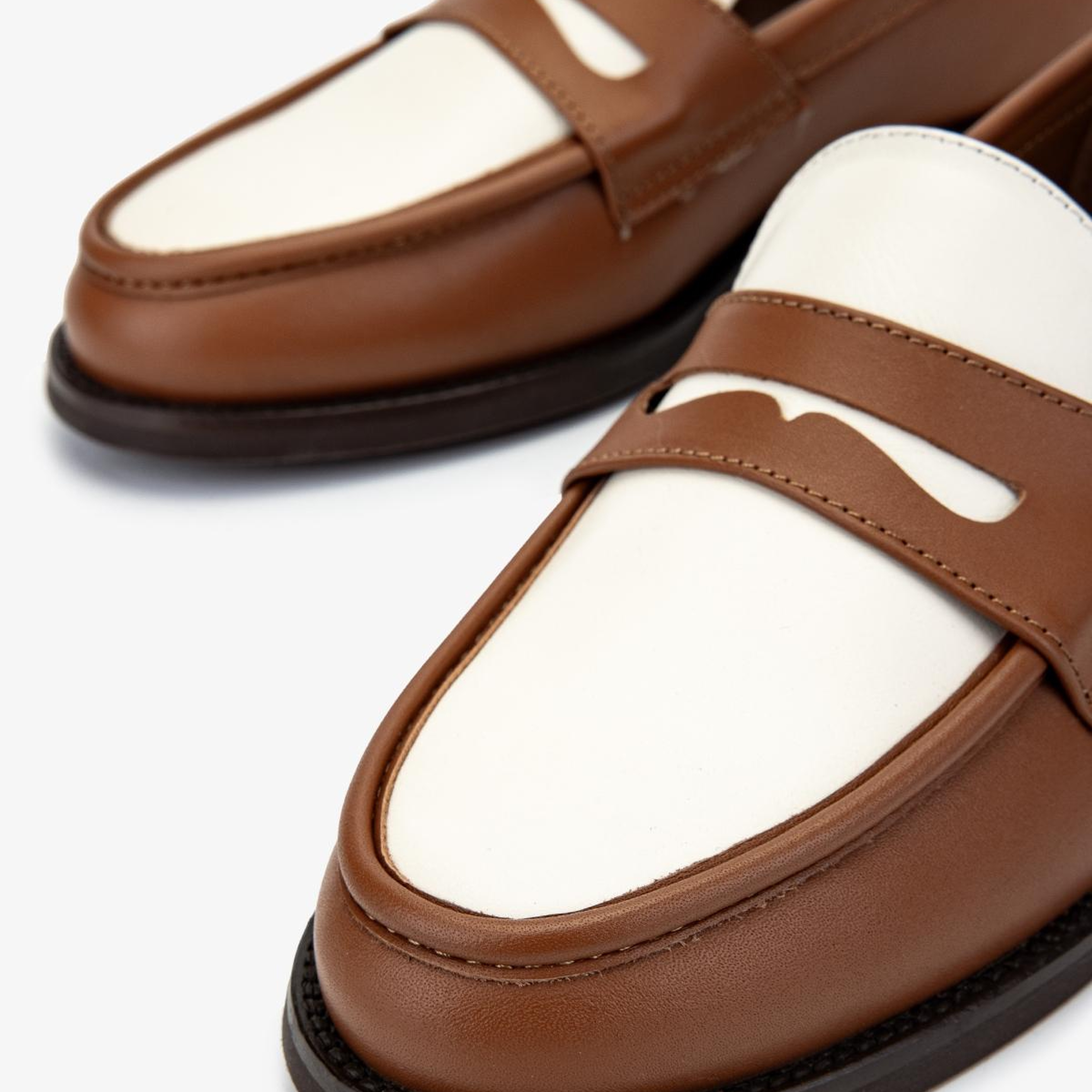Valmenti Kadın Hakiki Deri Taba Loafer Ayakkabı