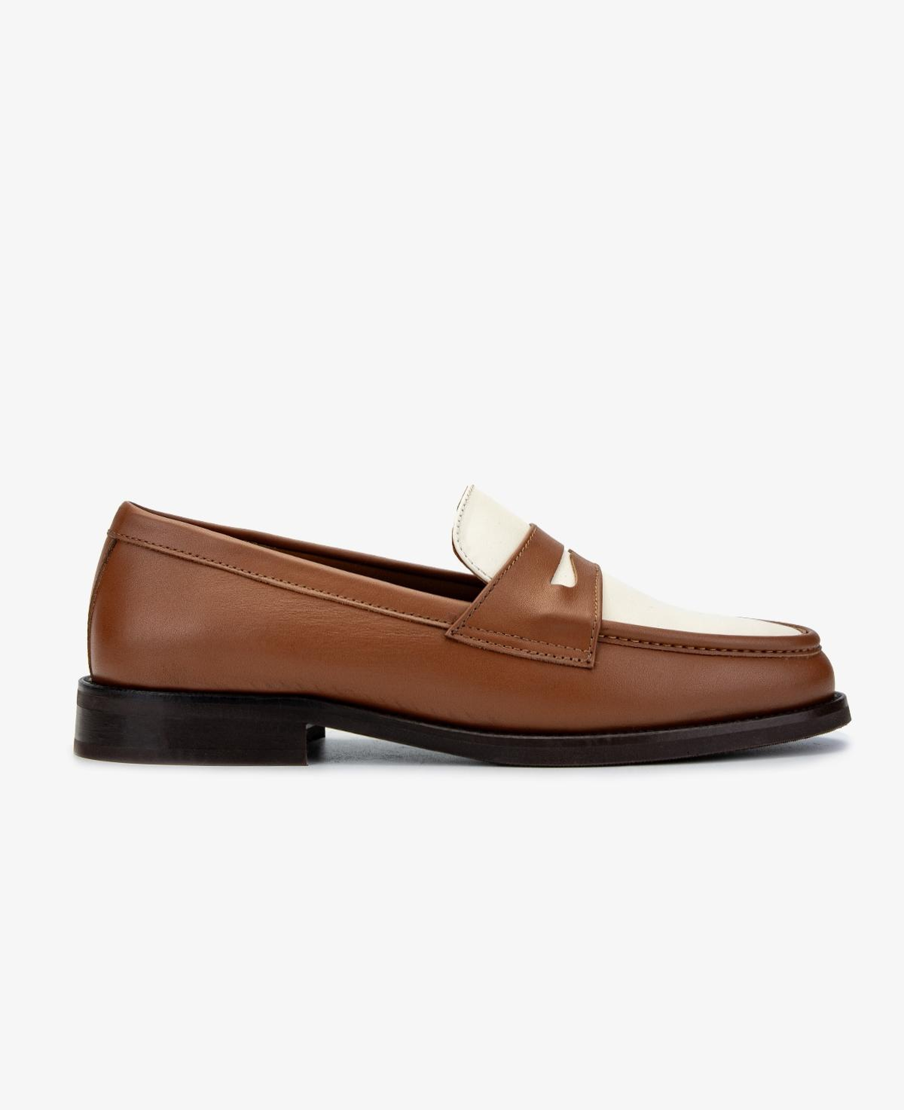 Valmenti Kadın Hakiki Deri Taba Loafer Ayakkabı