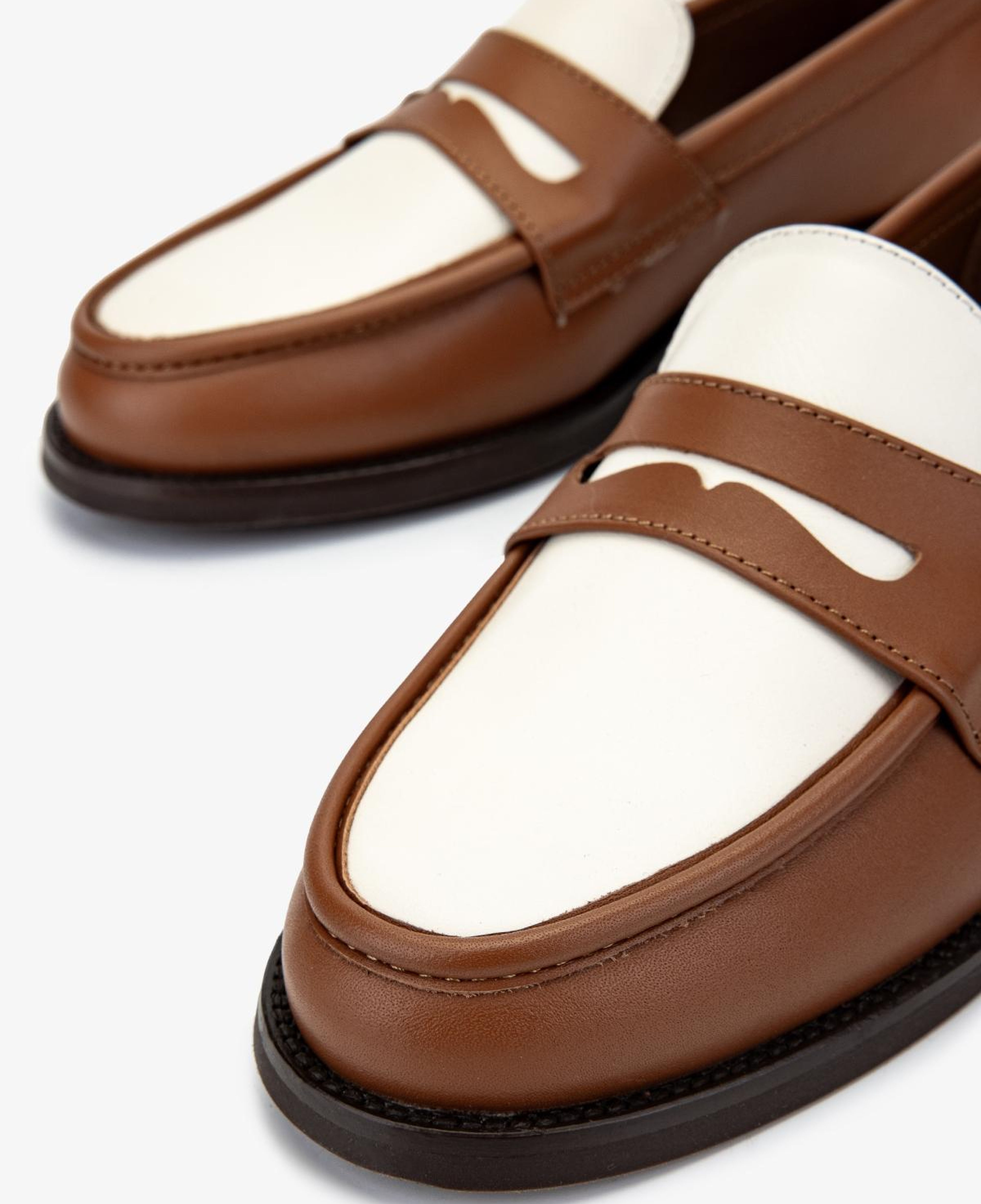 Valmenti Kadın Hakiki Deri Taba Loafer Ayakkabı