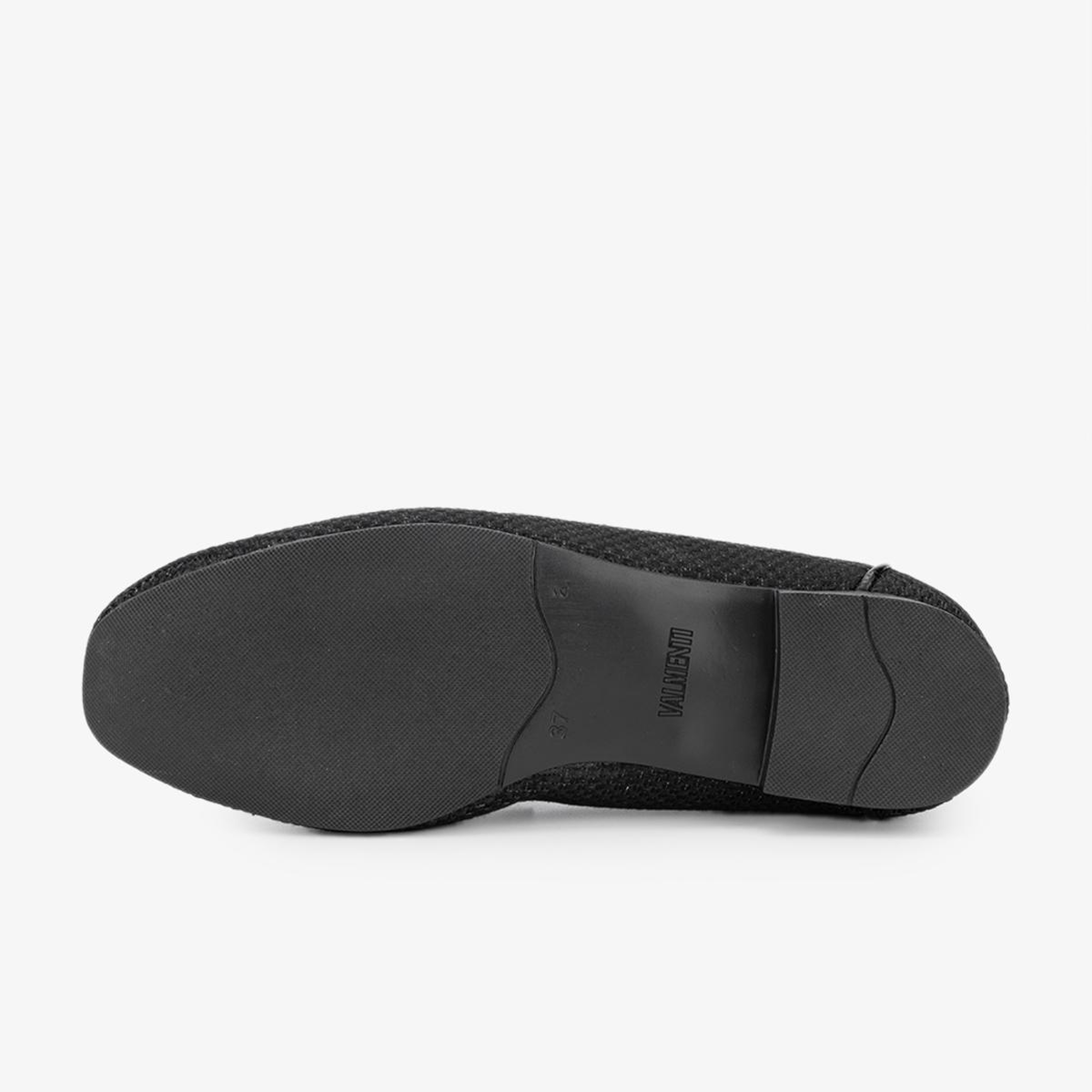 Valmenti Kadın Deri & Tekstil Siyah Loafer Ayakkabı
