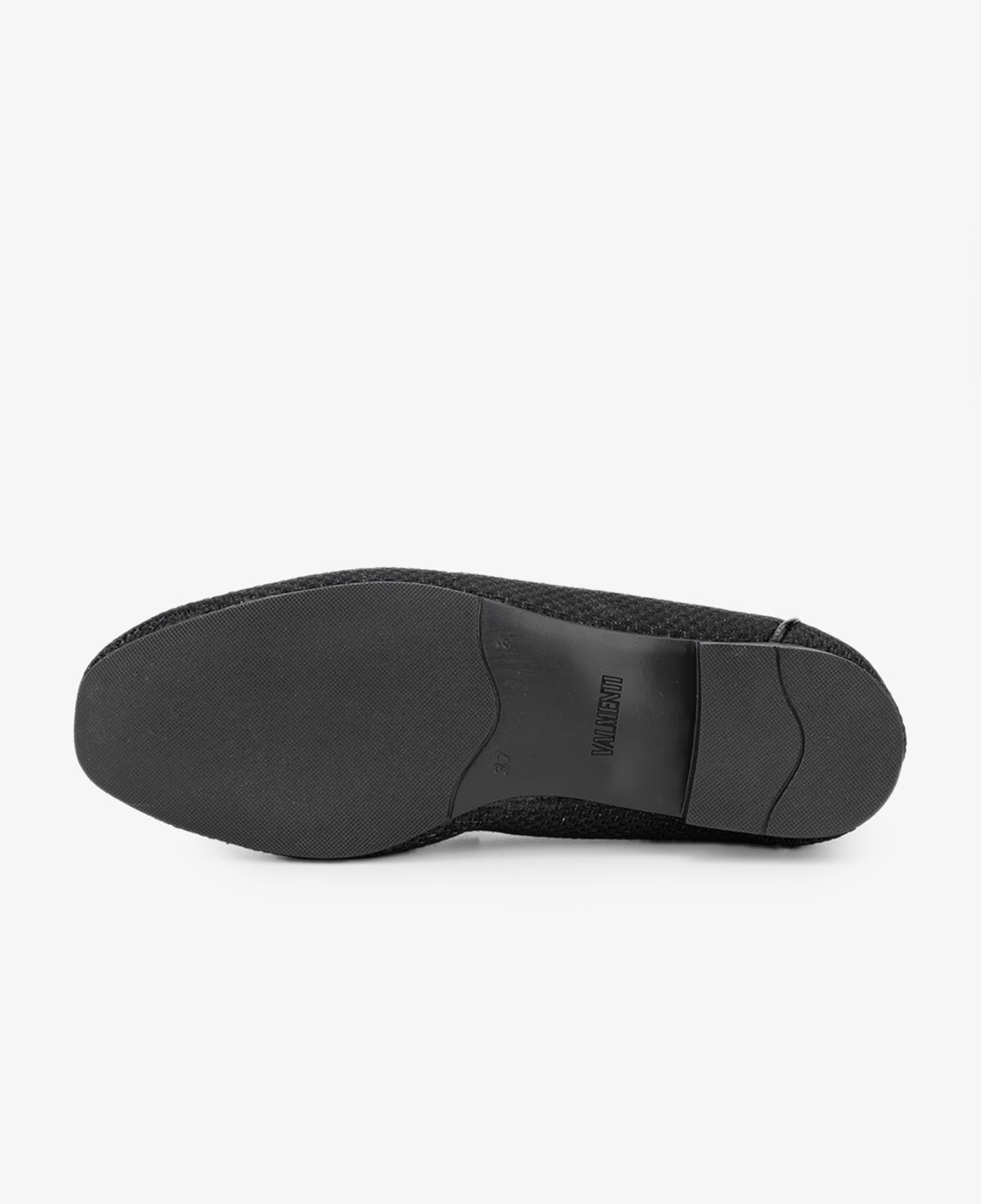 Valmenti Kadın Deri & Tekstil Siyah Loafer Ayakkabı