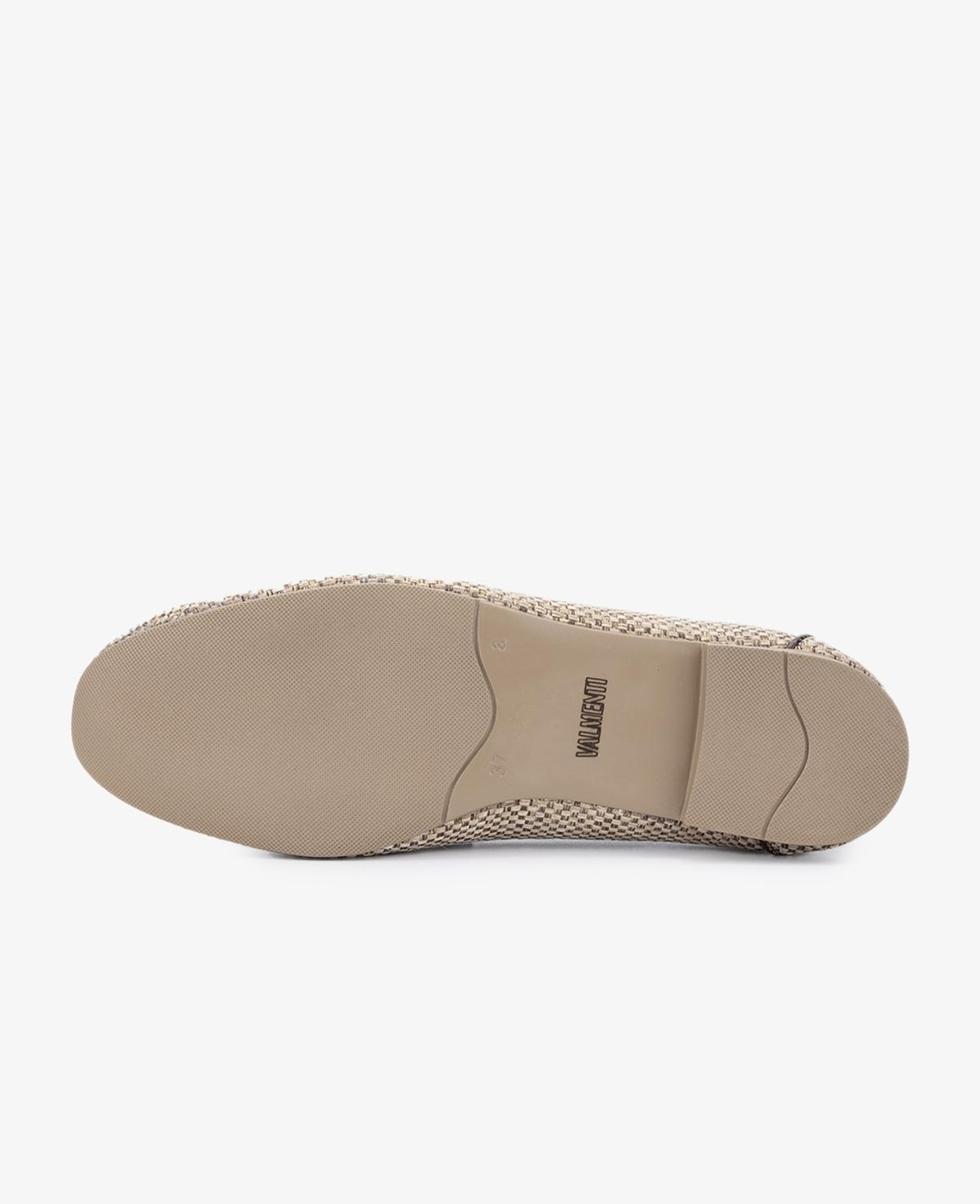 Valmenti Kadın Deri & Tekstil Bej Loafer Ayakkabı