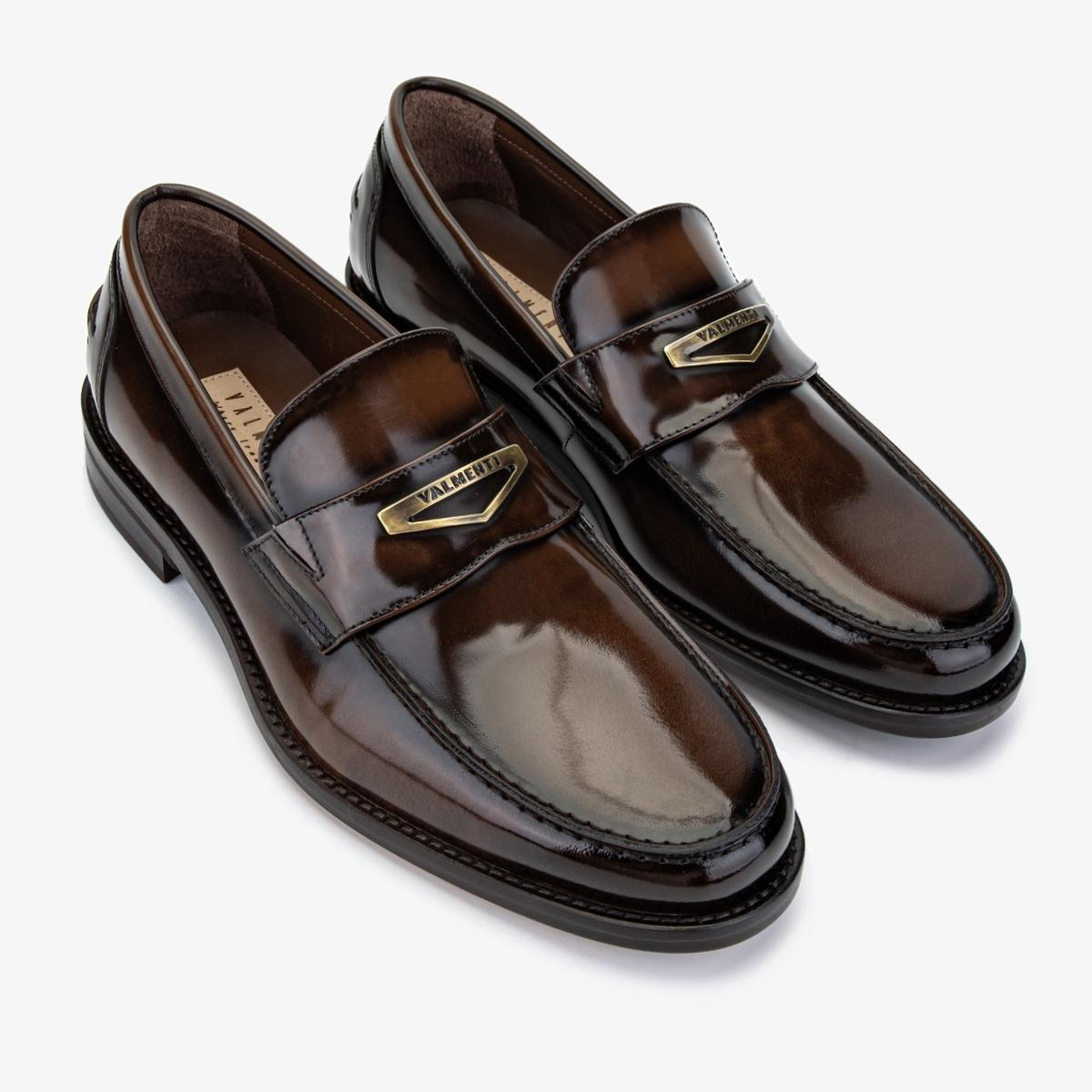 Valmenti Erkek Hakiki Deri Taba Loafer Ayakkabı