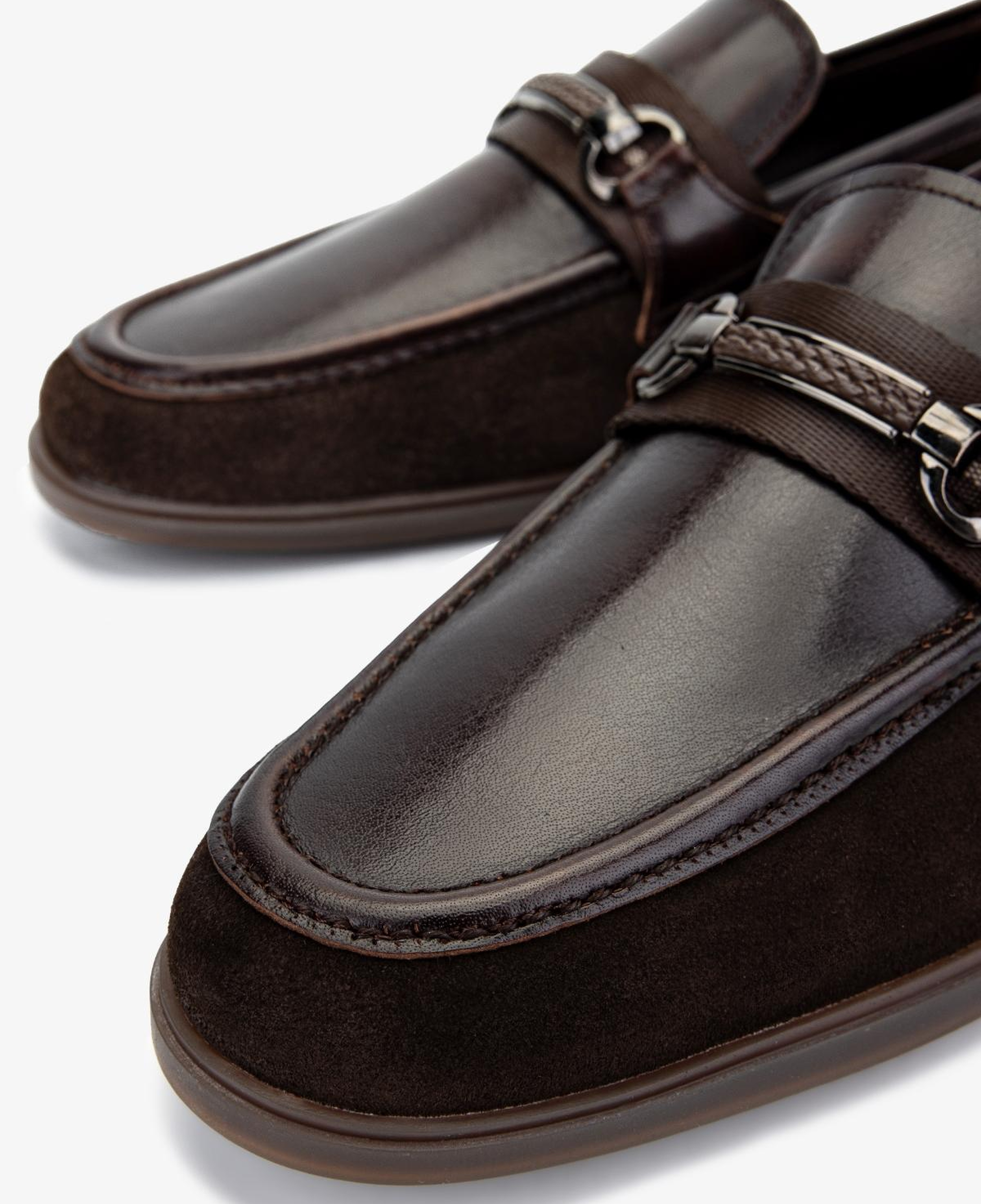 Valmenti Erkek Hakiki Deri Kahverengi Loafer Ayakkabı