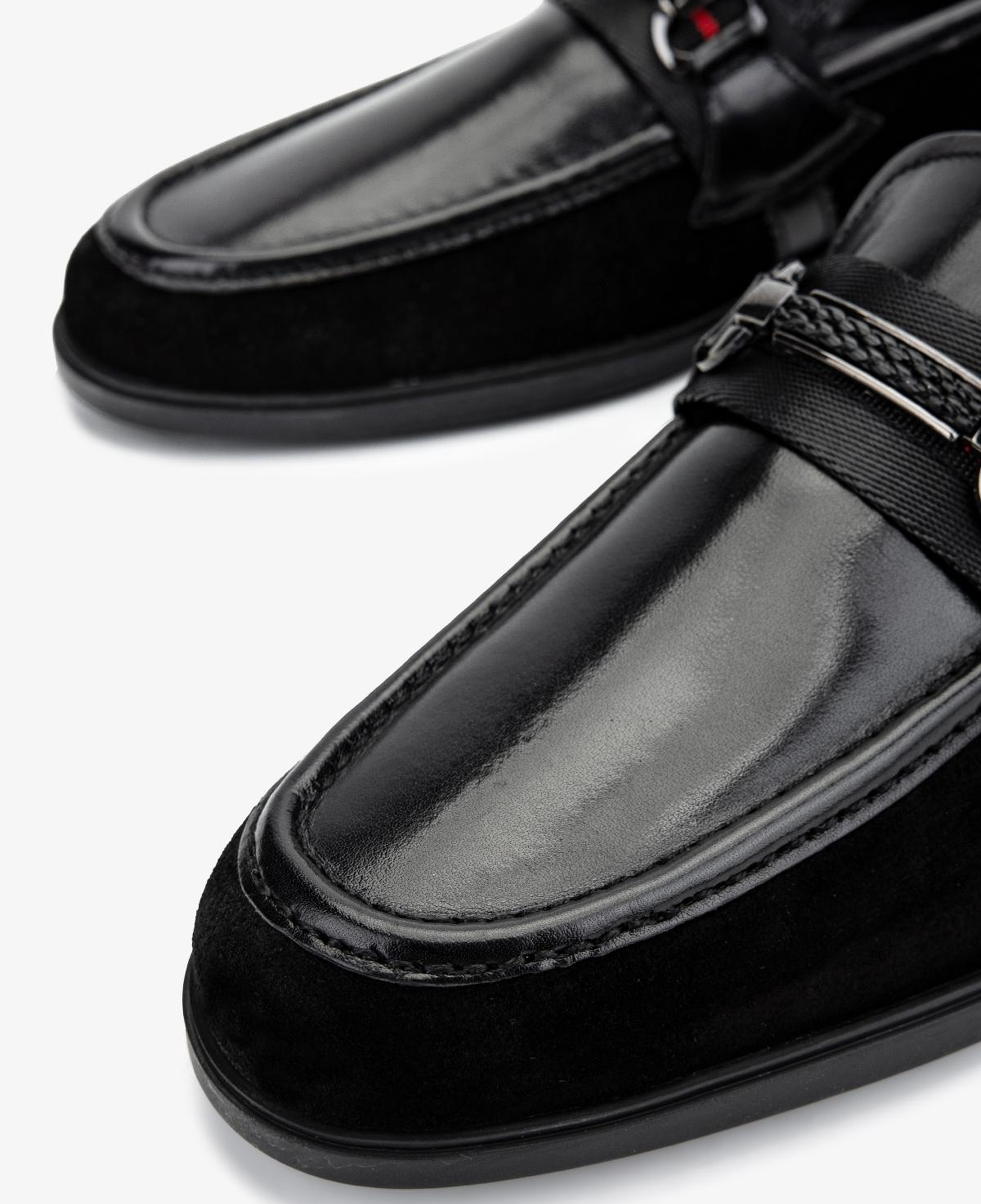 Valmenti Erkek Hakiki Deri Siyah Loafer Ayakkabı