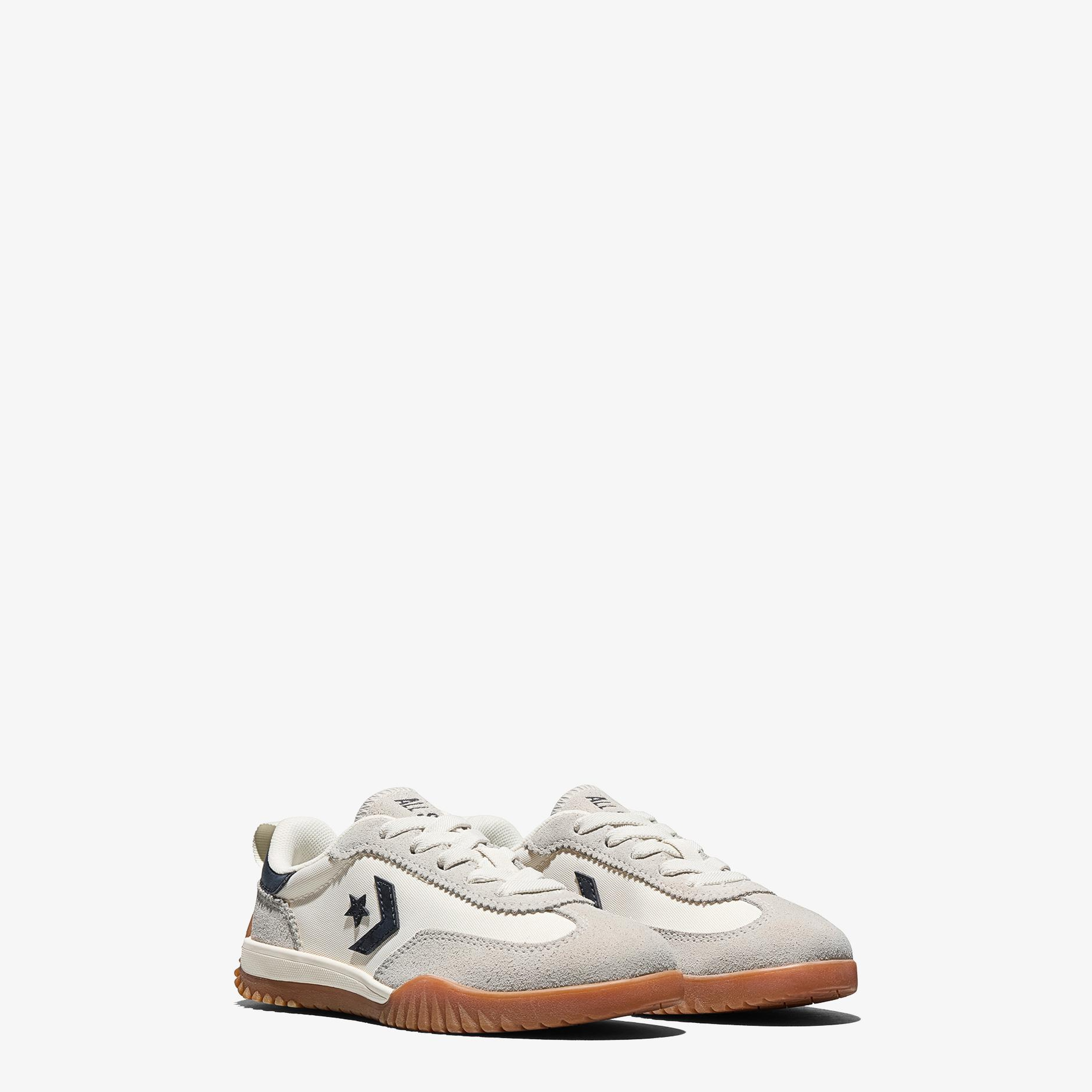 Converse Run Star Trainer Çocuk Krem Süet Sneaker