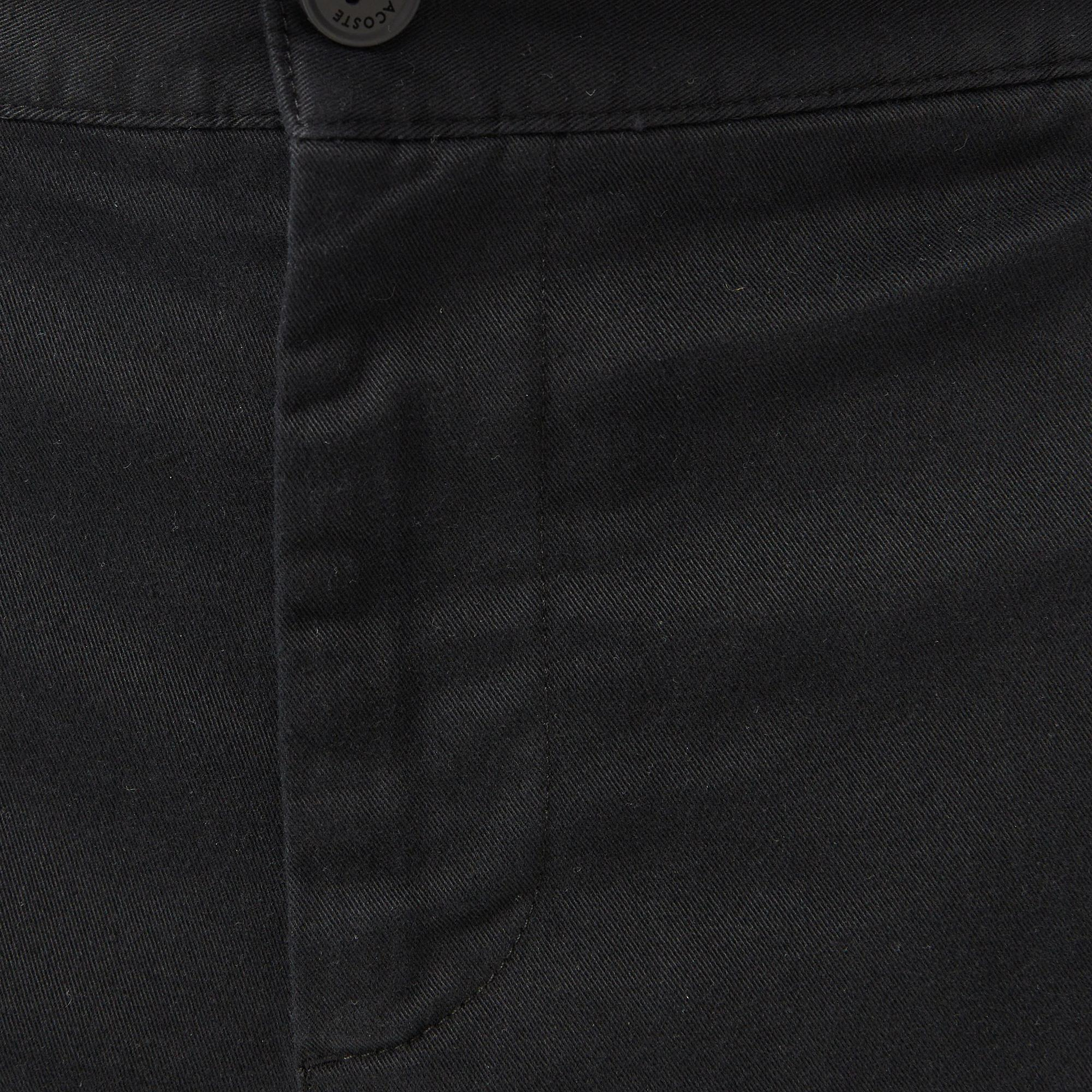 Erkek Slim Fit Siyah Chino Pantolon