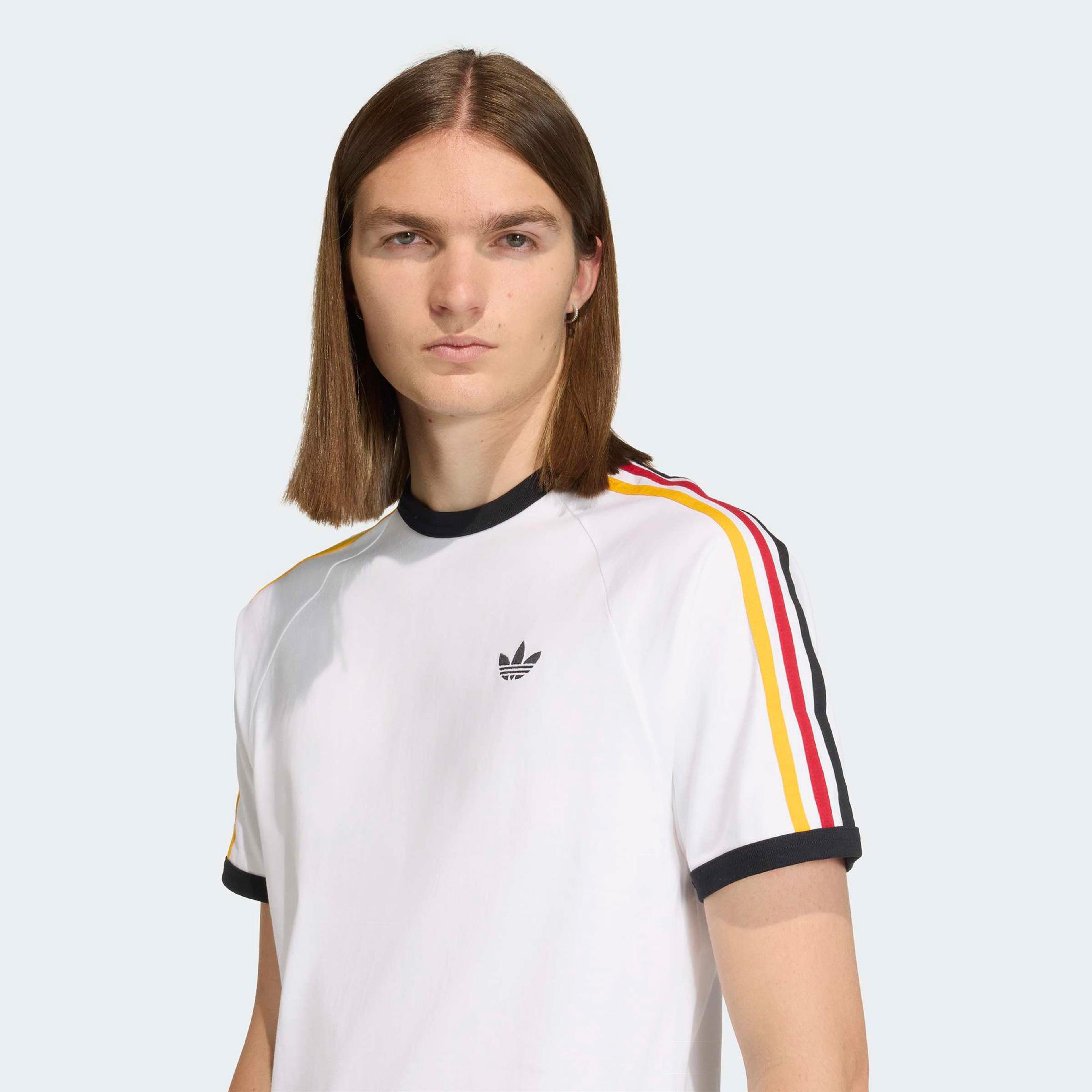 adidas 3-Stripes Erkek Beyaz T-Shirt