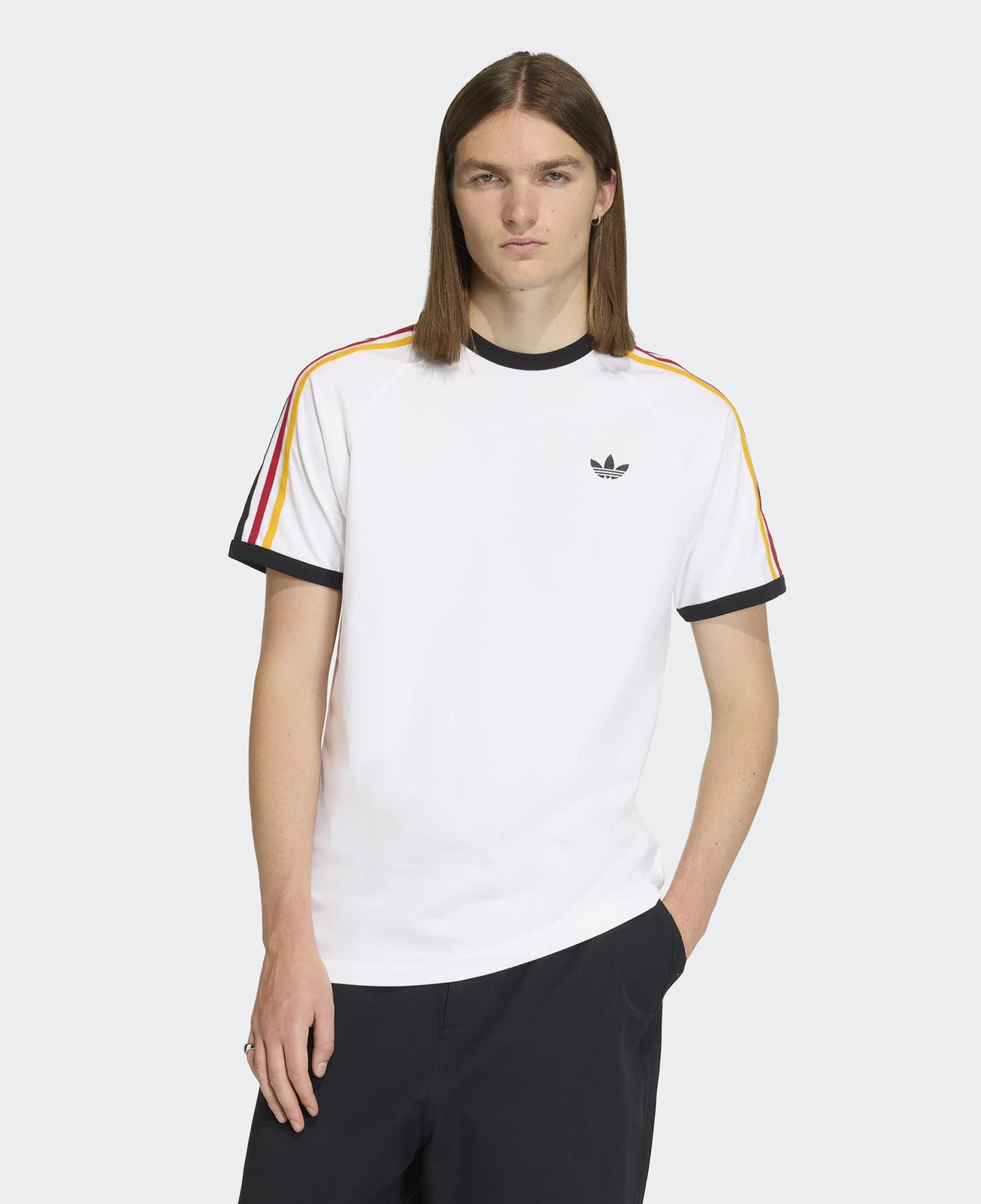 adidas 3-Stripes Erkek Beyaz T-Shirt