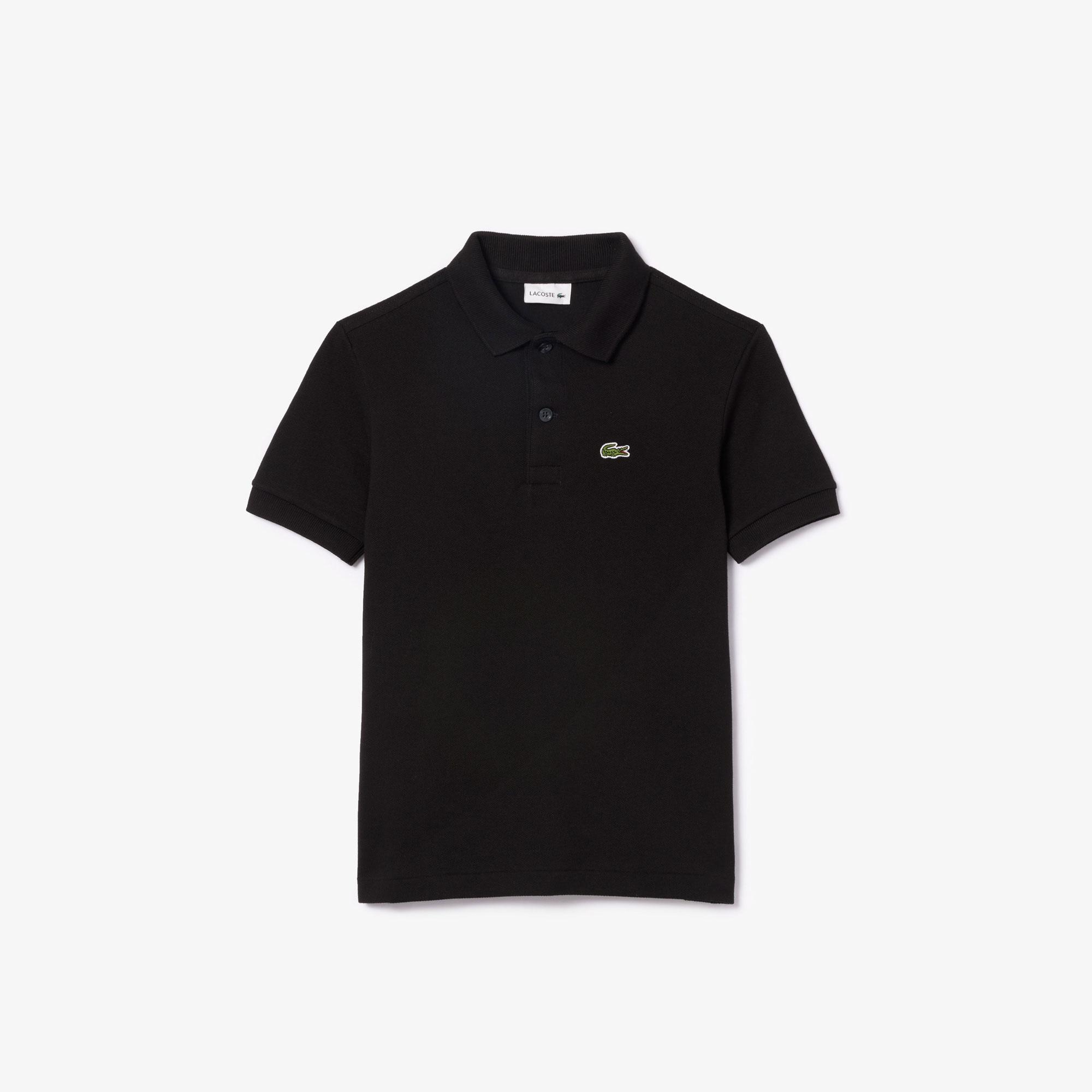 Lacoste Çocuk Regular Fit Siyah Polo
