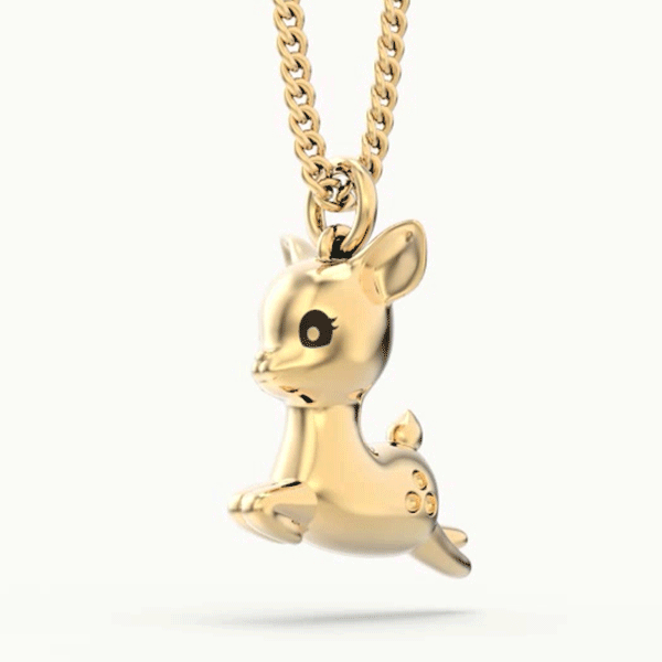 Chocli 18 Ayar Altın Kaplama Charm - Heart