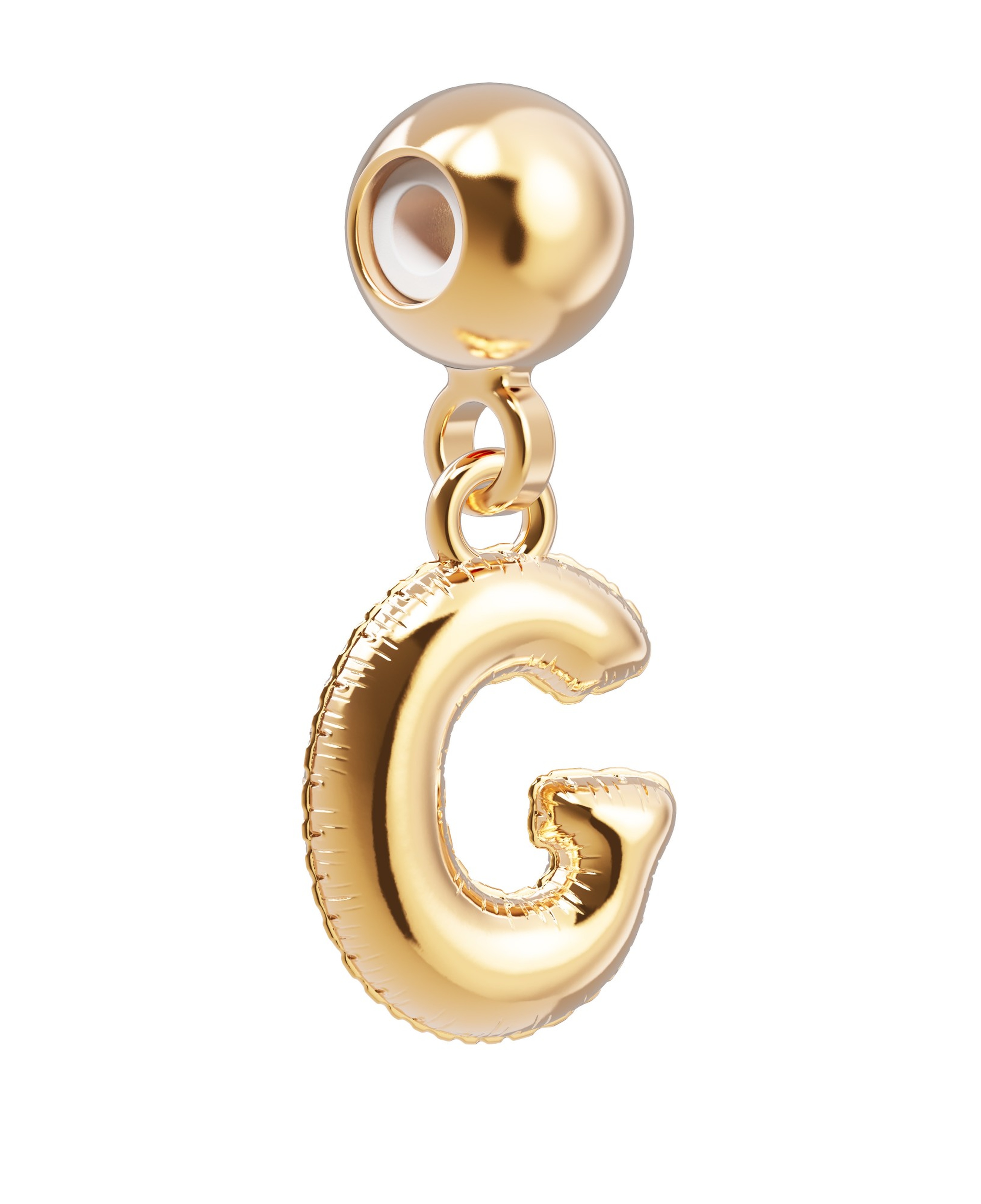 Chocli 18 Ayar Altın Kaplama Charm Harf - G