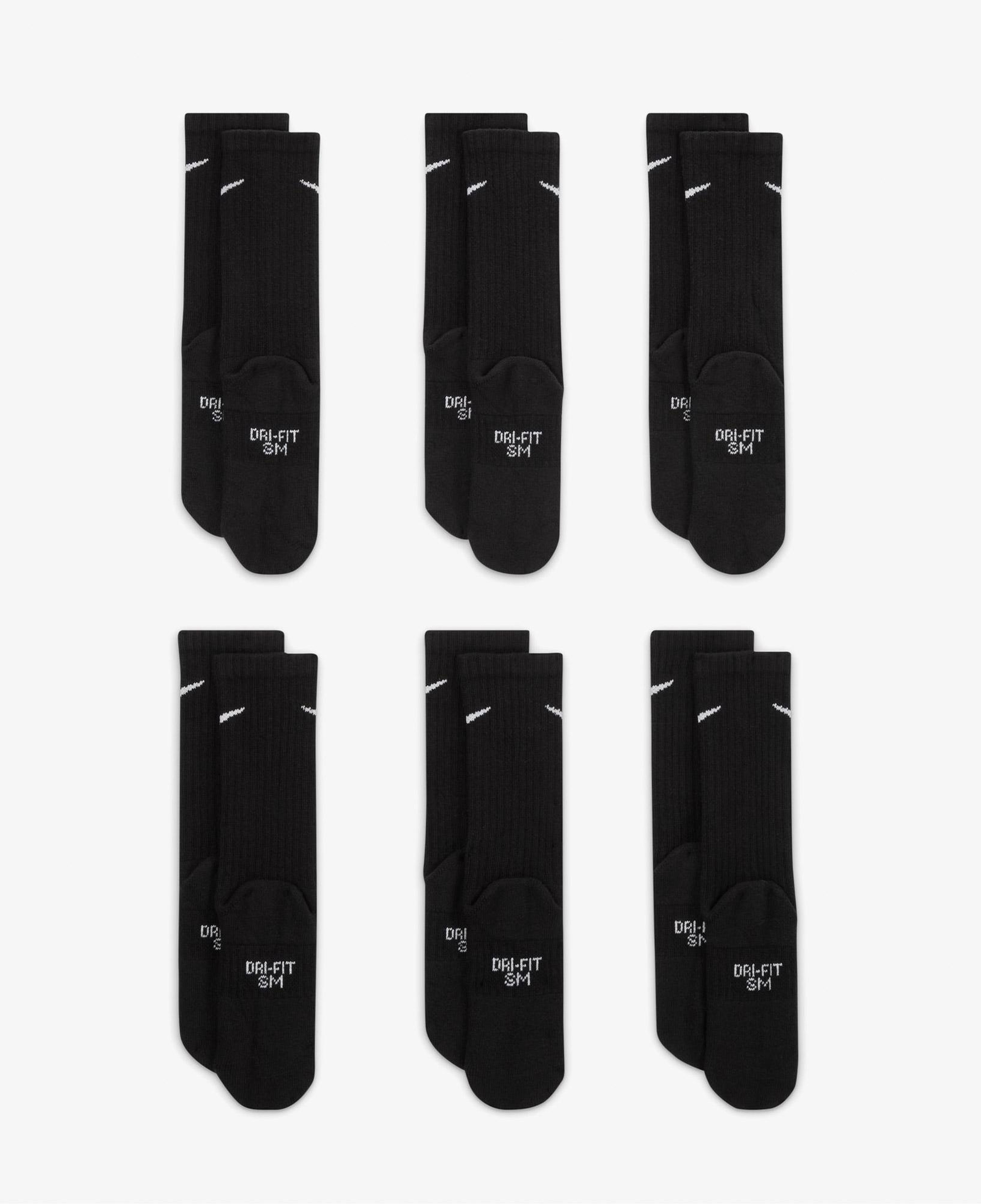 Nike Everyday 6'lı Çocuk Siyah Çorap