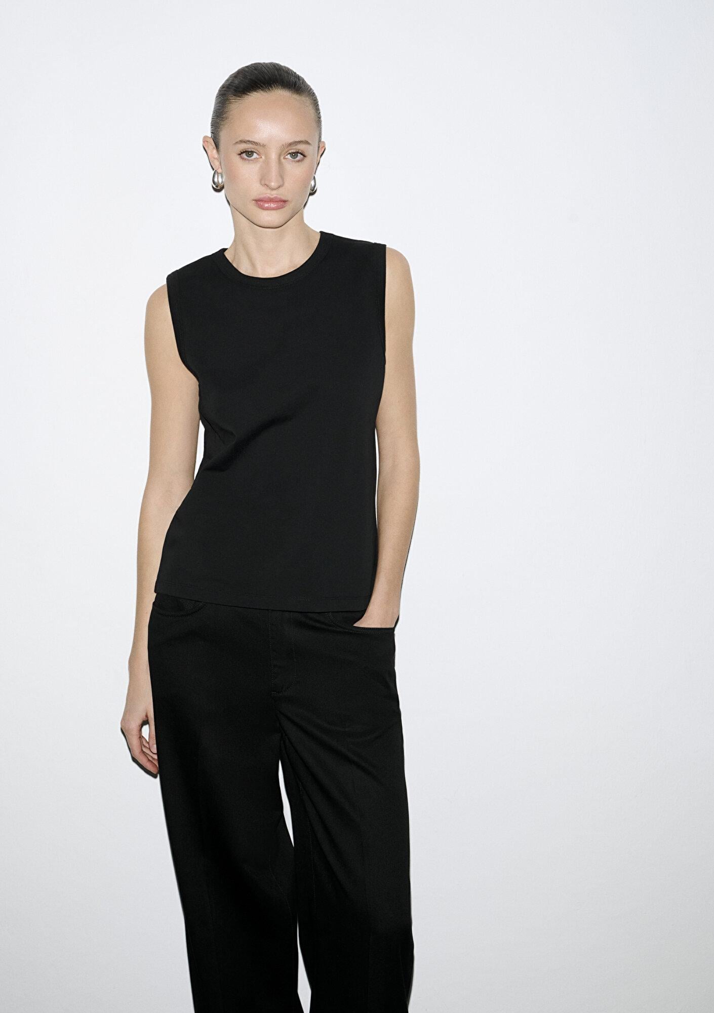 Mavi Siyah Basic Atlet Slim Fit / Dar Kesim 1614066-900