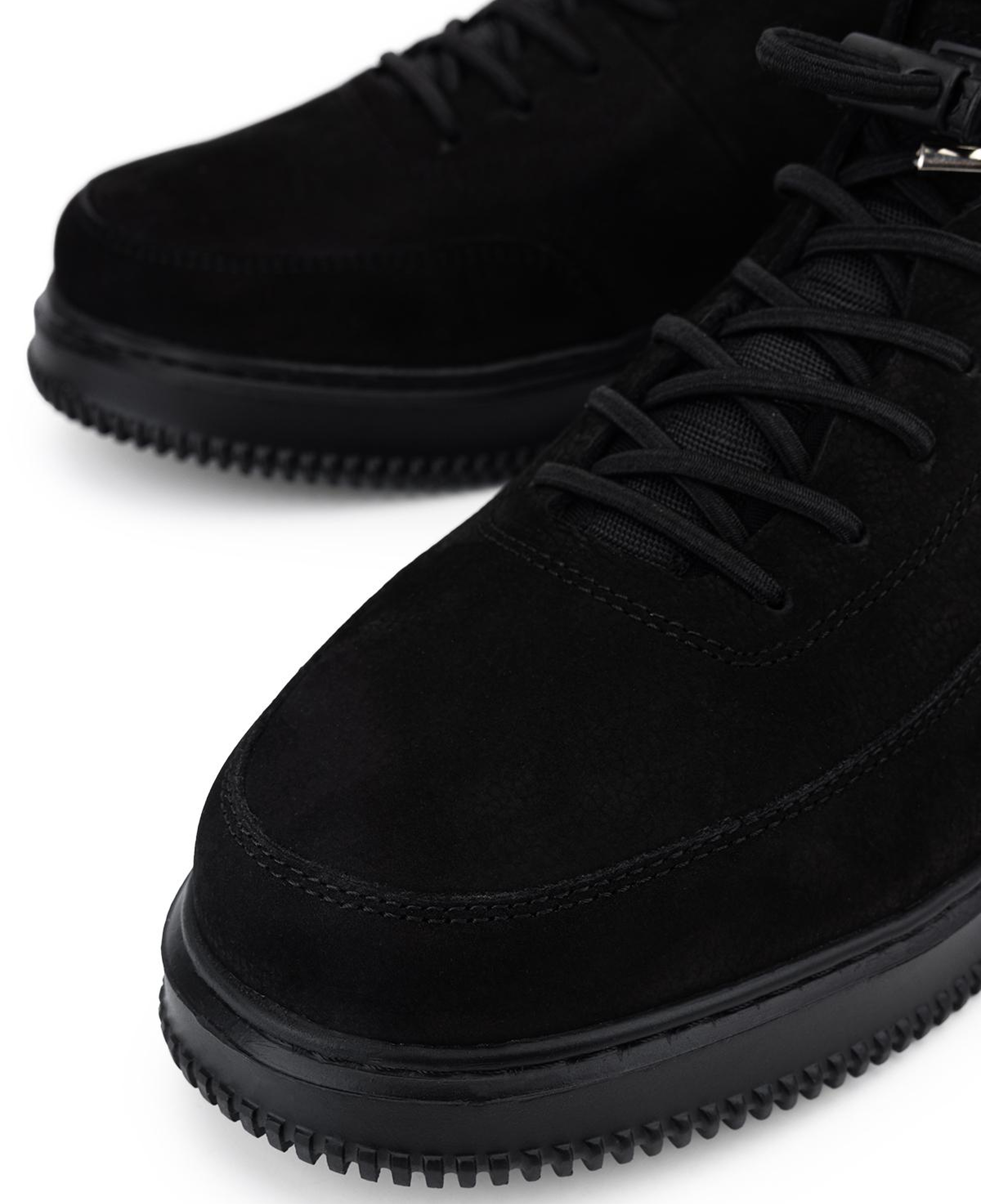 Tamer Tanca Erkek Hakiki Deri Siyah Nubuk Sneakers & Spor Ayakkabı