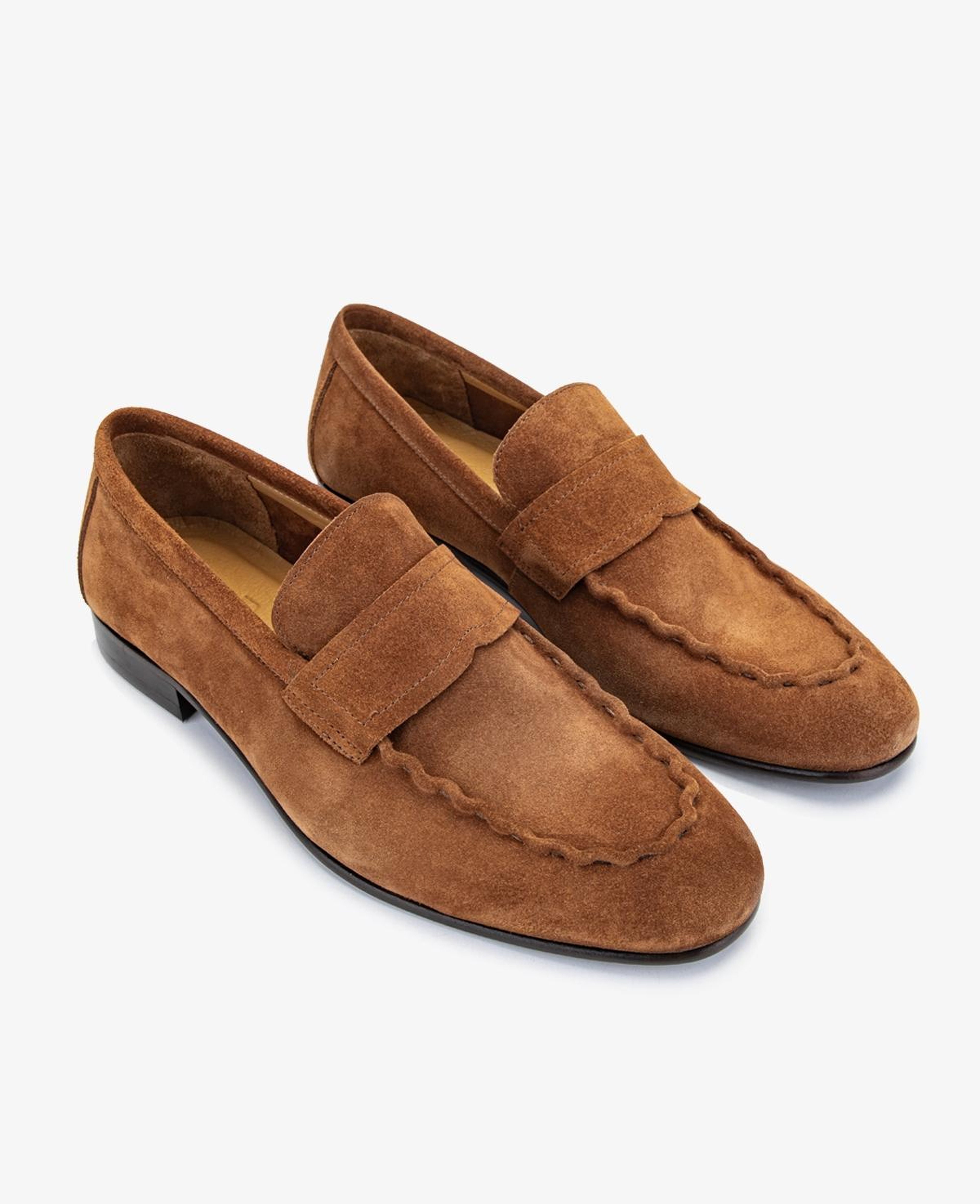 Valmenti Erkek Hakiki Deri Tarçın Loafer Ayakkabı
