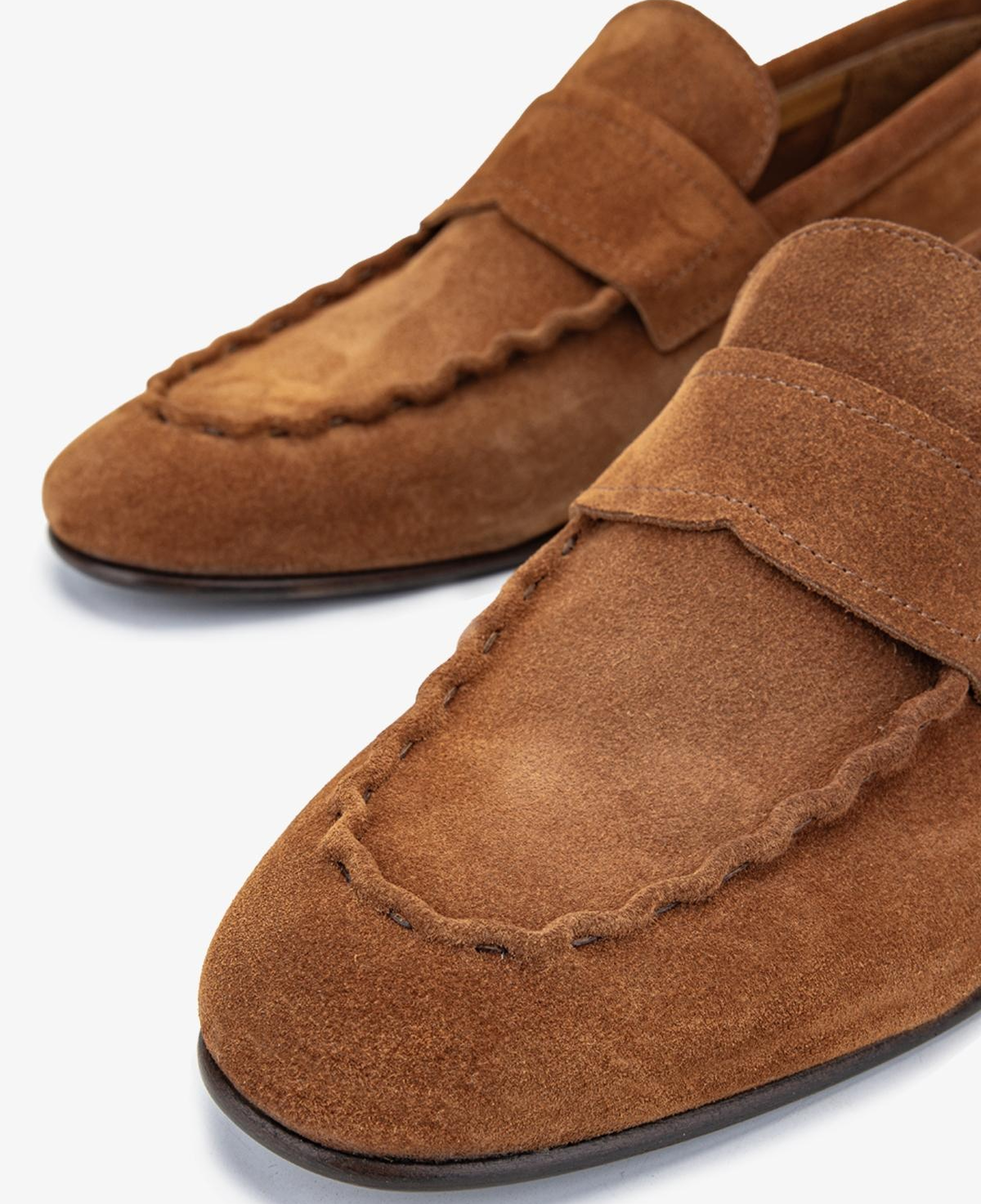 Valmenti Erkek Hakiki Deri Tarçın Loafer Ayakkabı