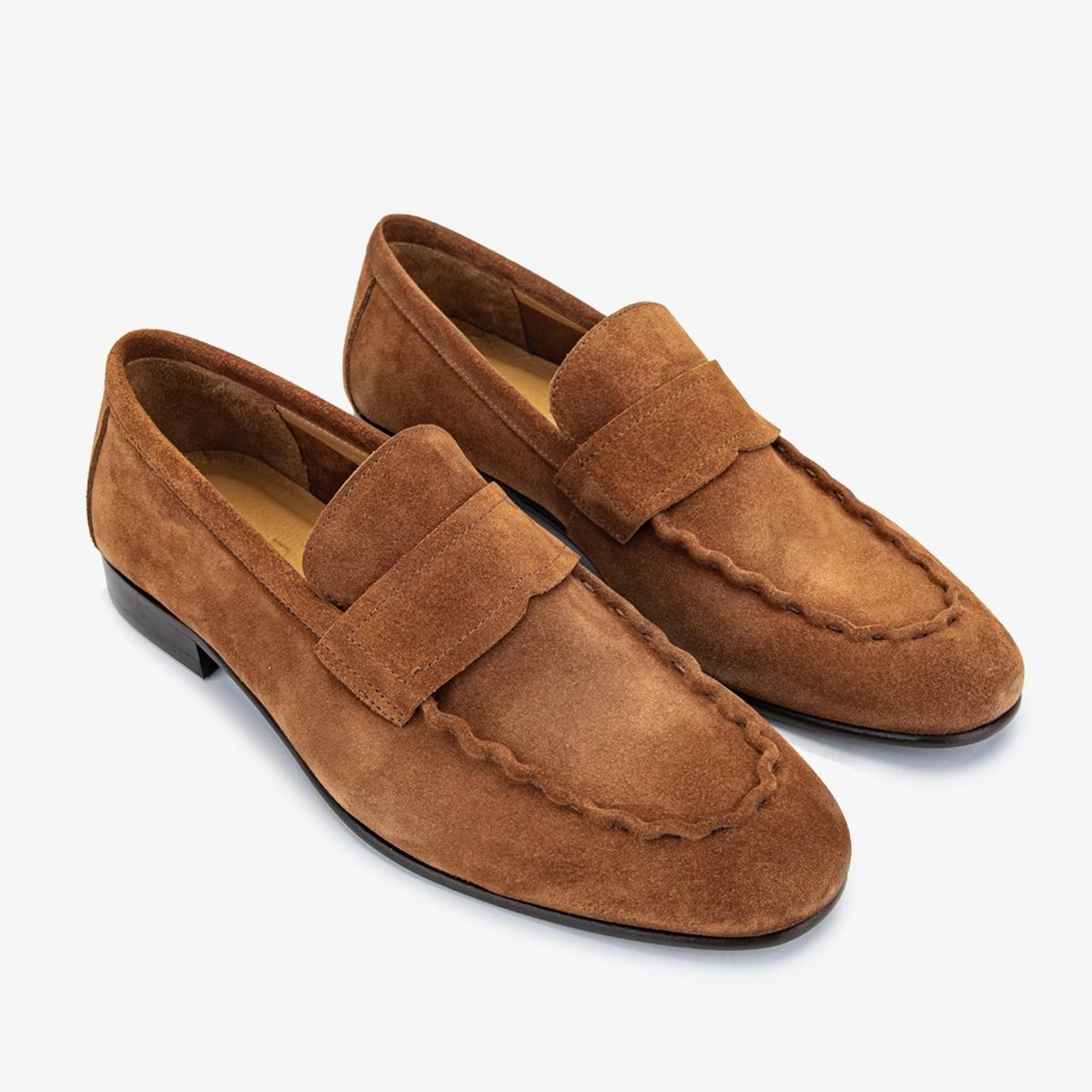 Valmenti Erkek Hakiki Deri Tarçın Loafer Ayakkabı