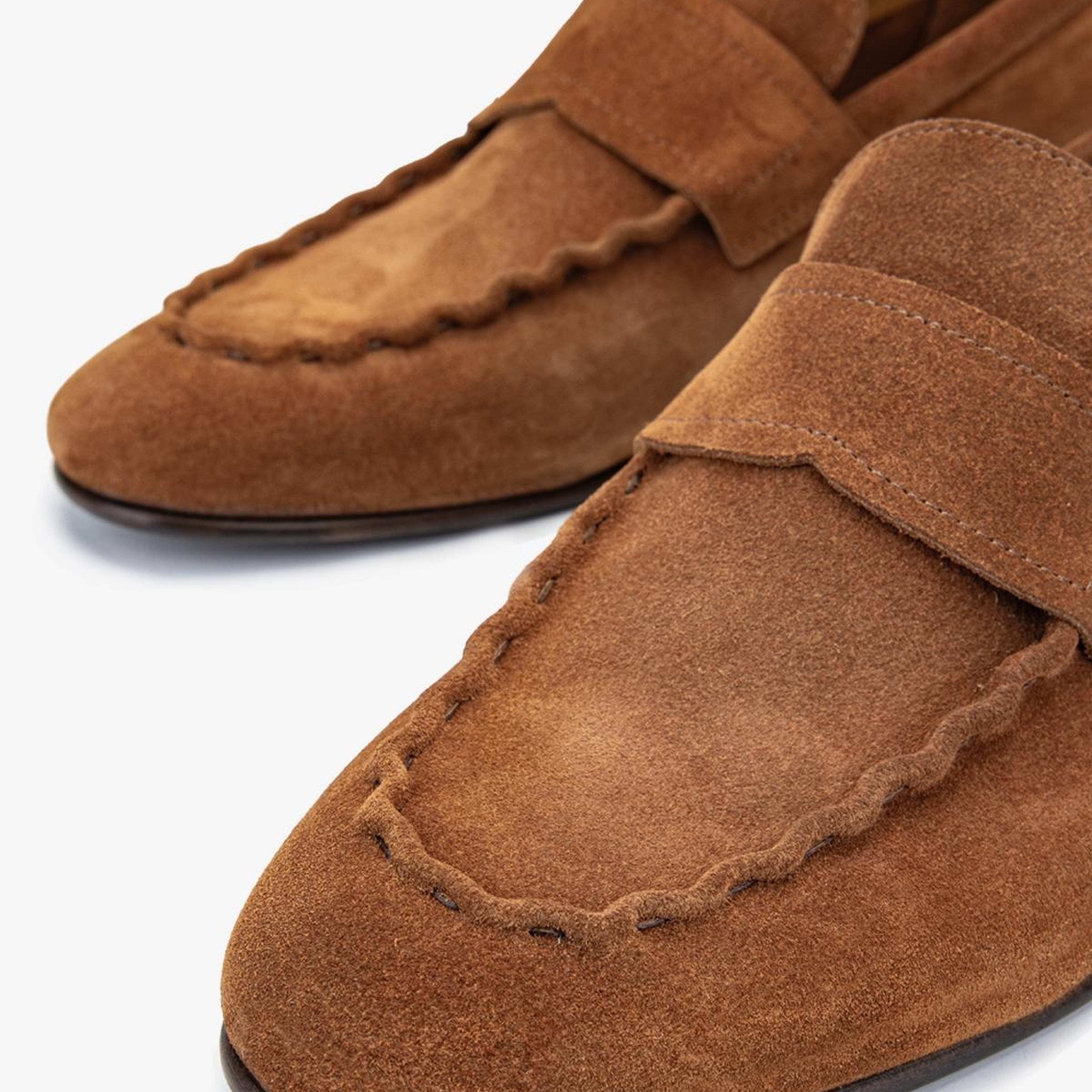 Valmenti Erkek Hakiki Deri Tarçın Loafer Ayakkabı