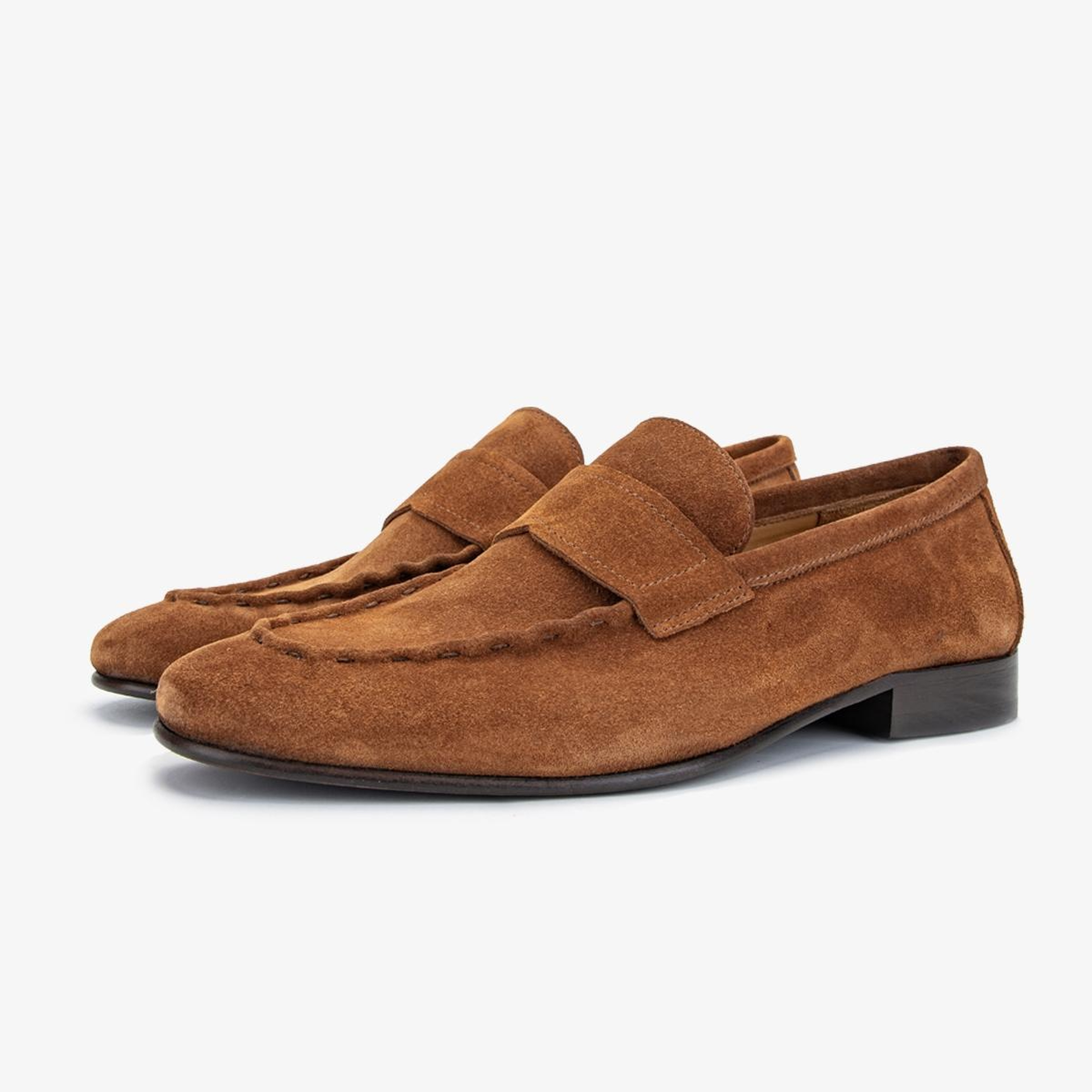 Valmenti Erkek Hakiki Deri Tarçın Loafer Ayakkabı