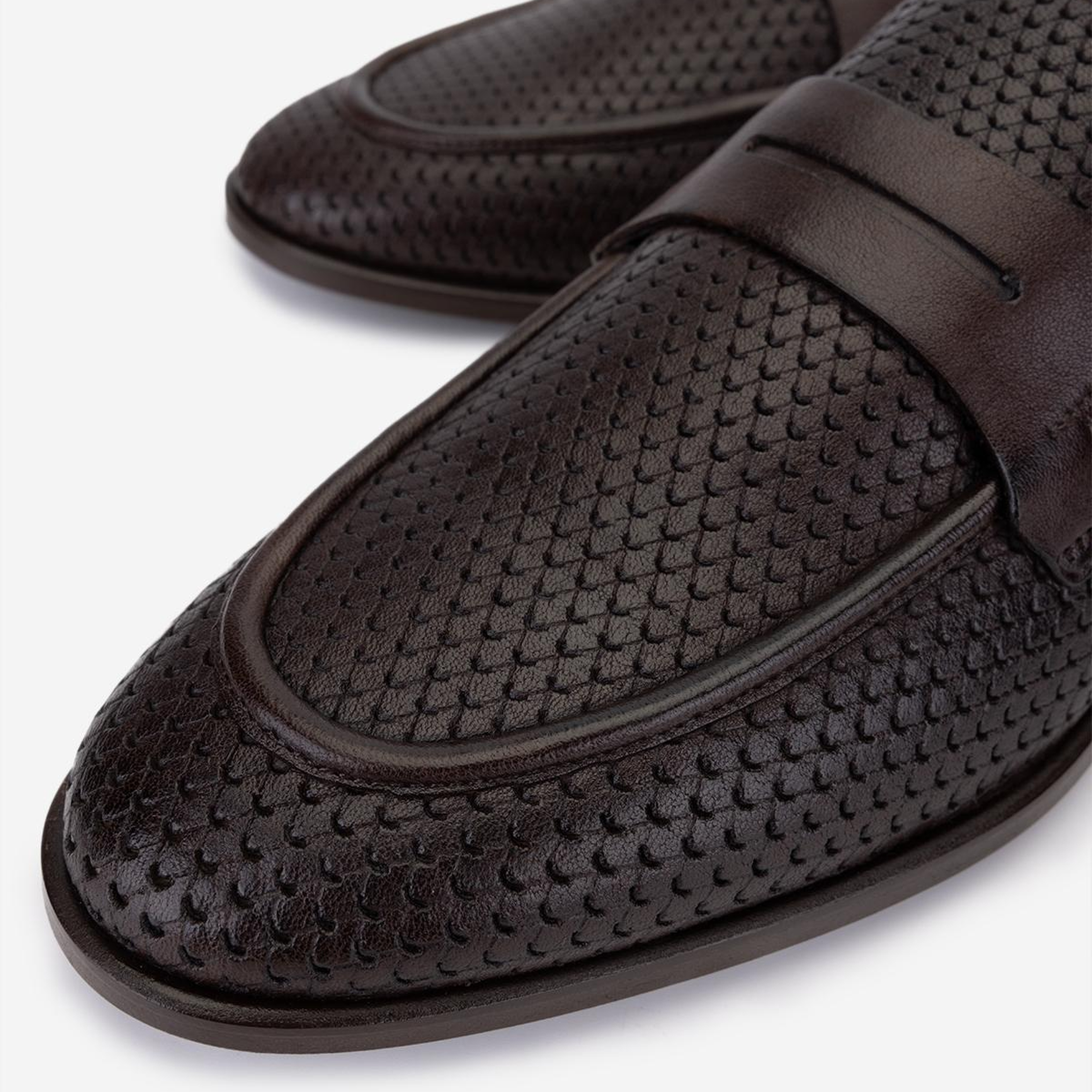Valmenti Erkek Hakiki Deri Kahverengi Loafer Ayakkabı
