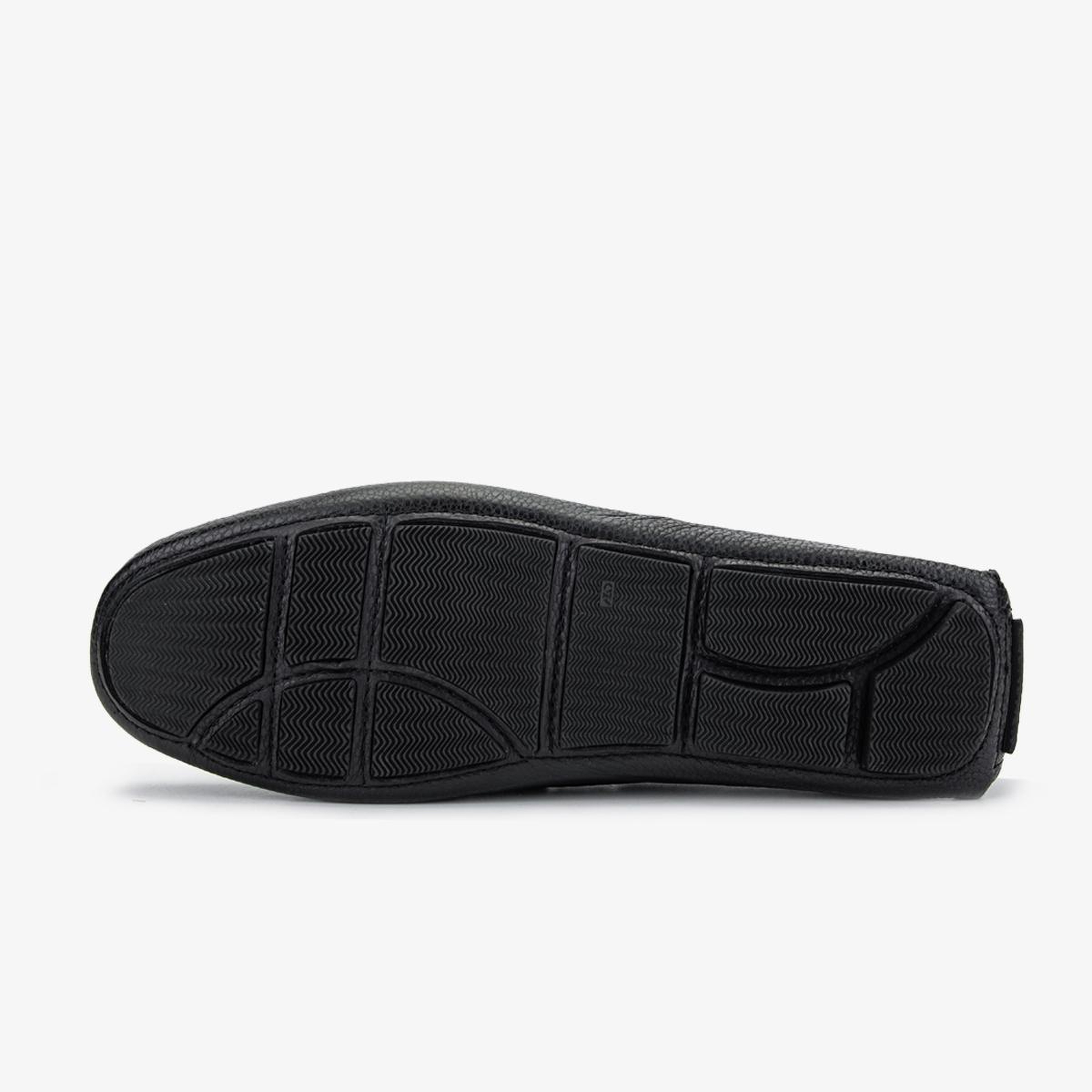 Valmenti Erkek Hakiki Deri Siyah Floter Loafer Ayakkabı