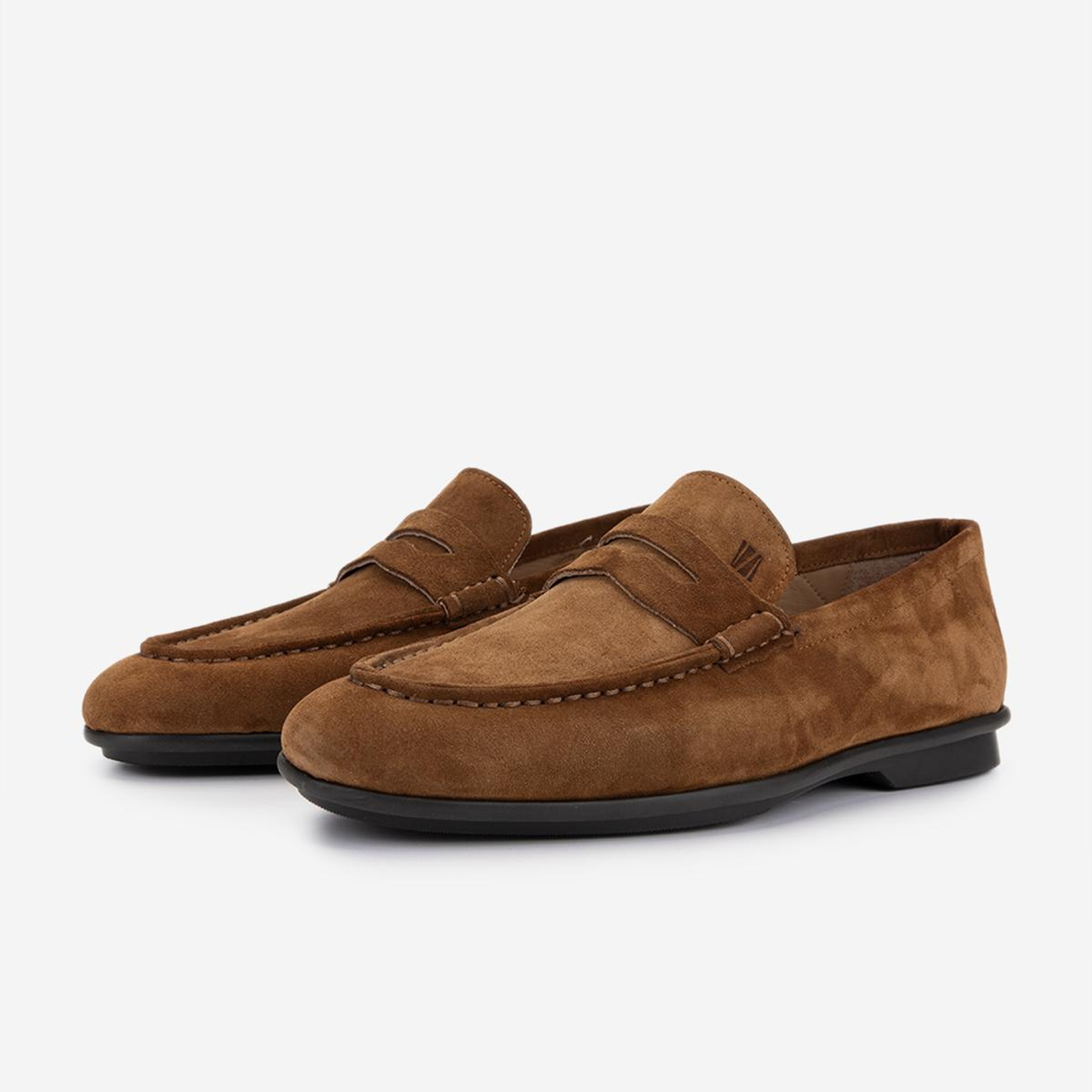 Valmenti Erkek Hakiki Deri Kahverengi Loafer Ayakkabı