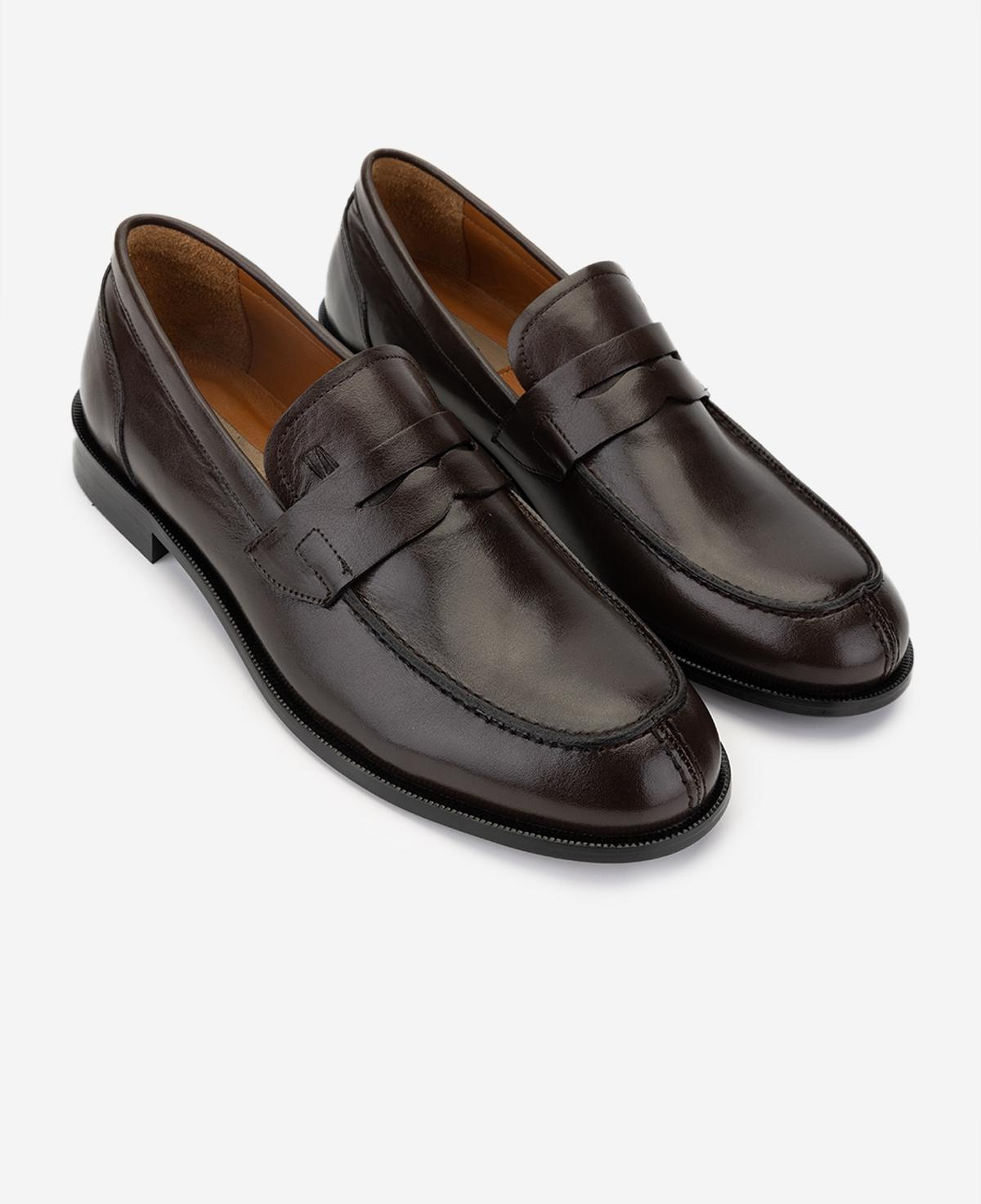 Valmenti Erkek Hakiki Deri Fındık Loafer Ayakkabı