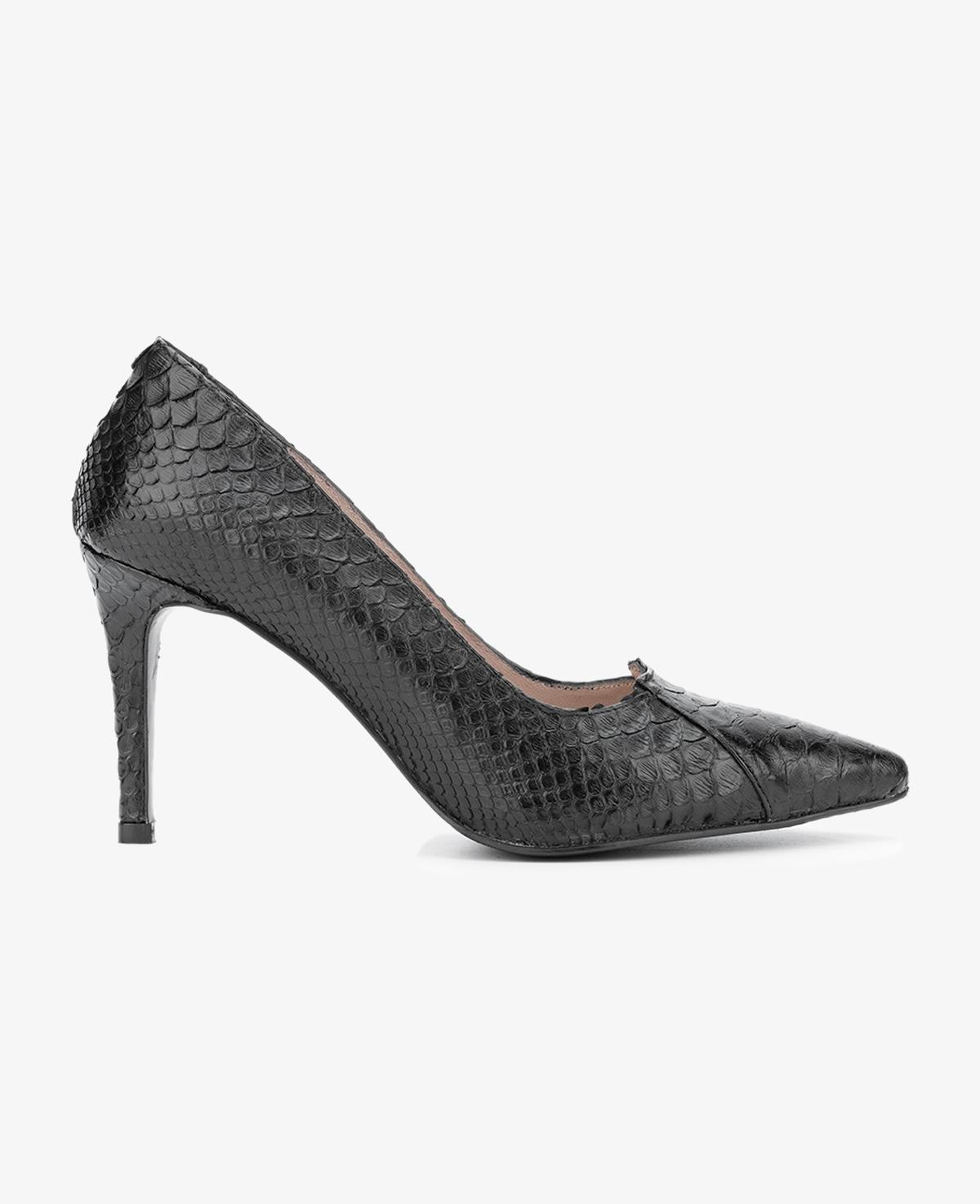 Valmenti Kadın Hakiki Deri Siyah Stiletto Ayakkabı