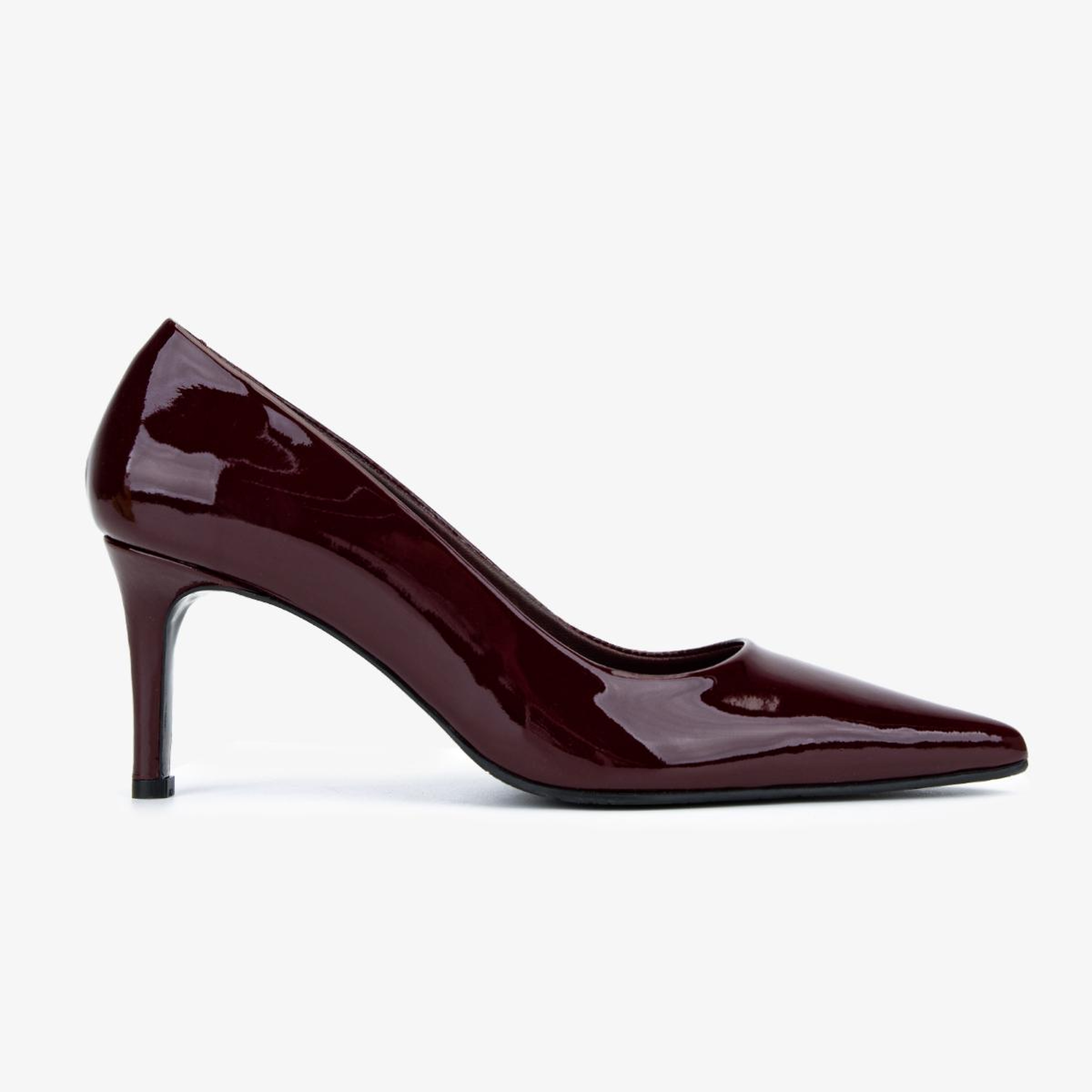 Valmenti Kadın Hakiki Deri Bordo Stiletto Ayakkabı