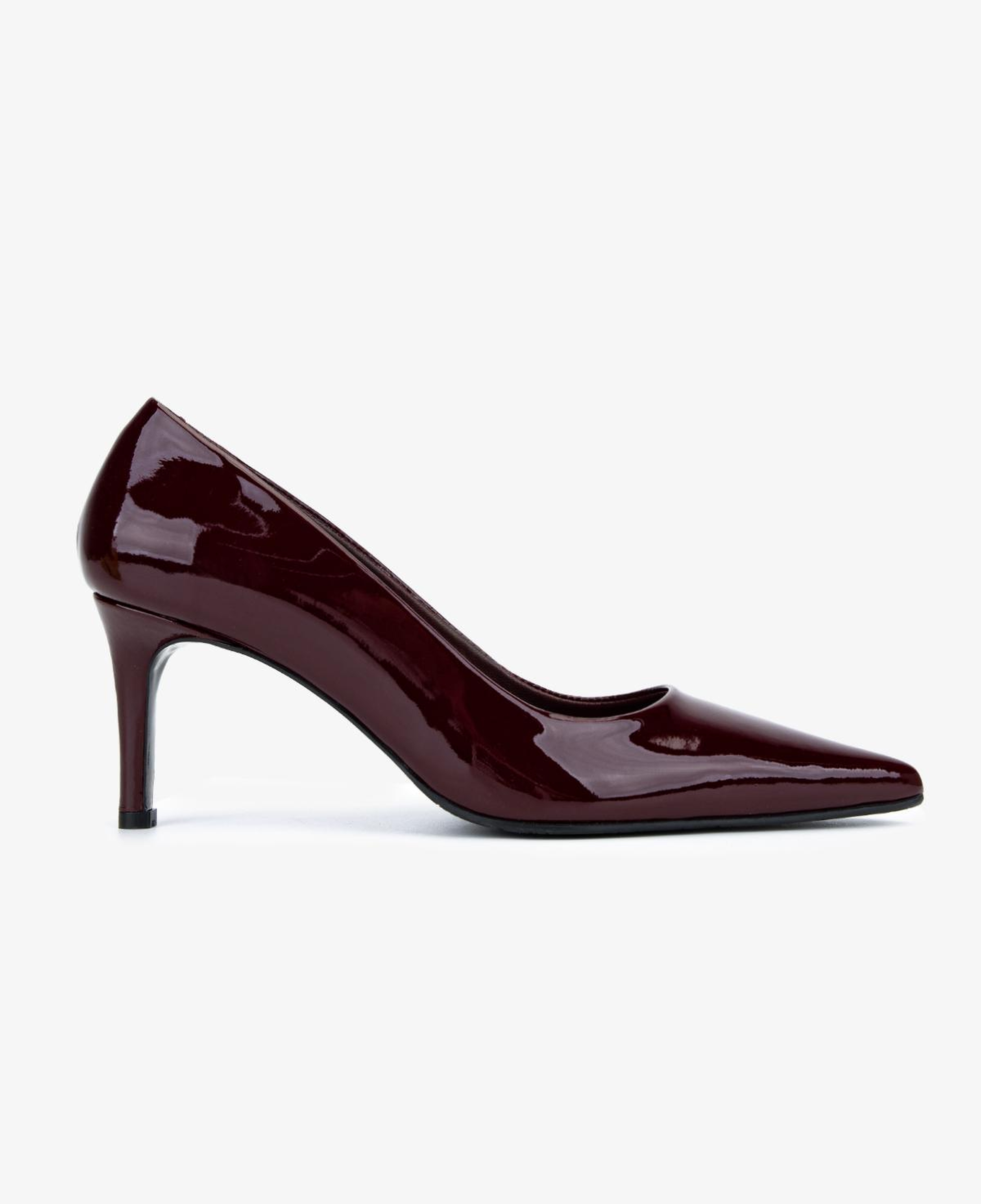 Valmenti Kadın Hakiki Deri Bordo Stiletto Ayakkabı