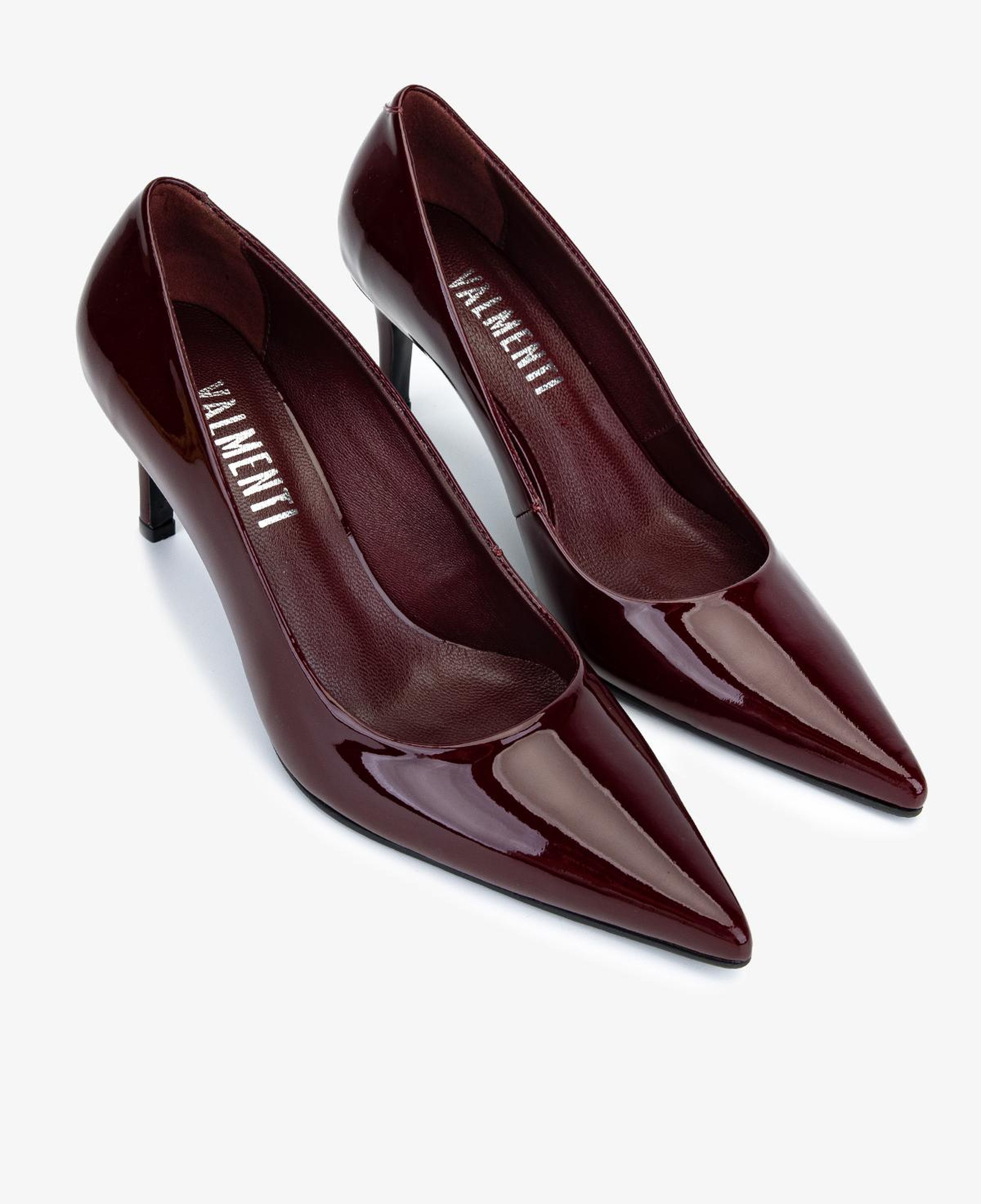 Valmenti Kadın Hakiki Deri Bordo Stiletto Ayakkabı