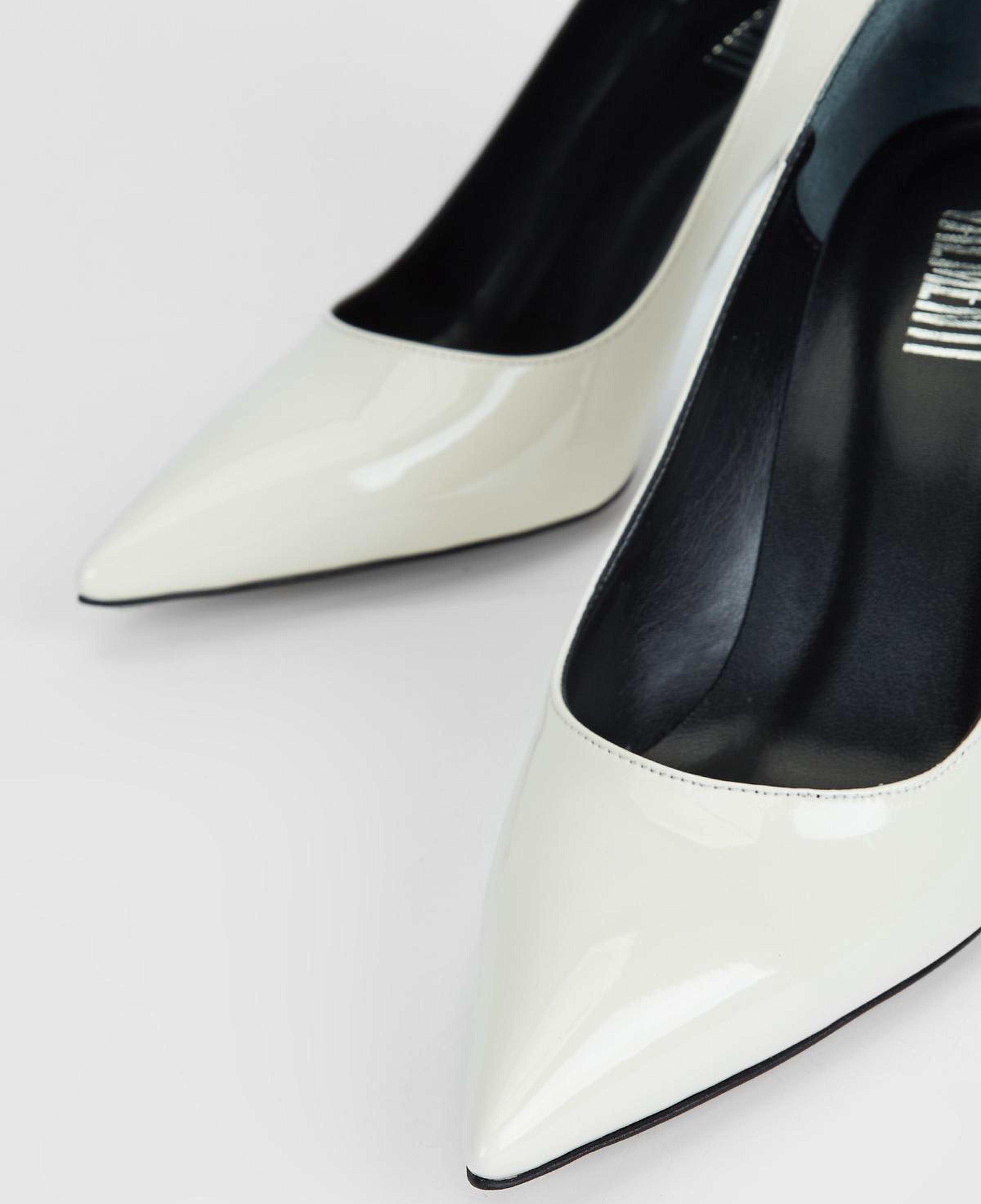 Valmenti Kadın Suni Deri Beyaz Stiletto Ayakkabı