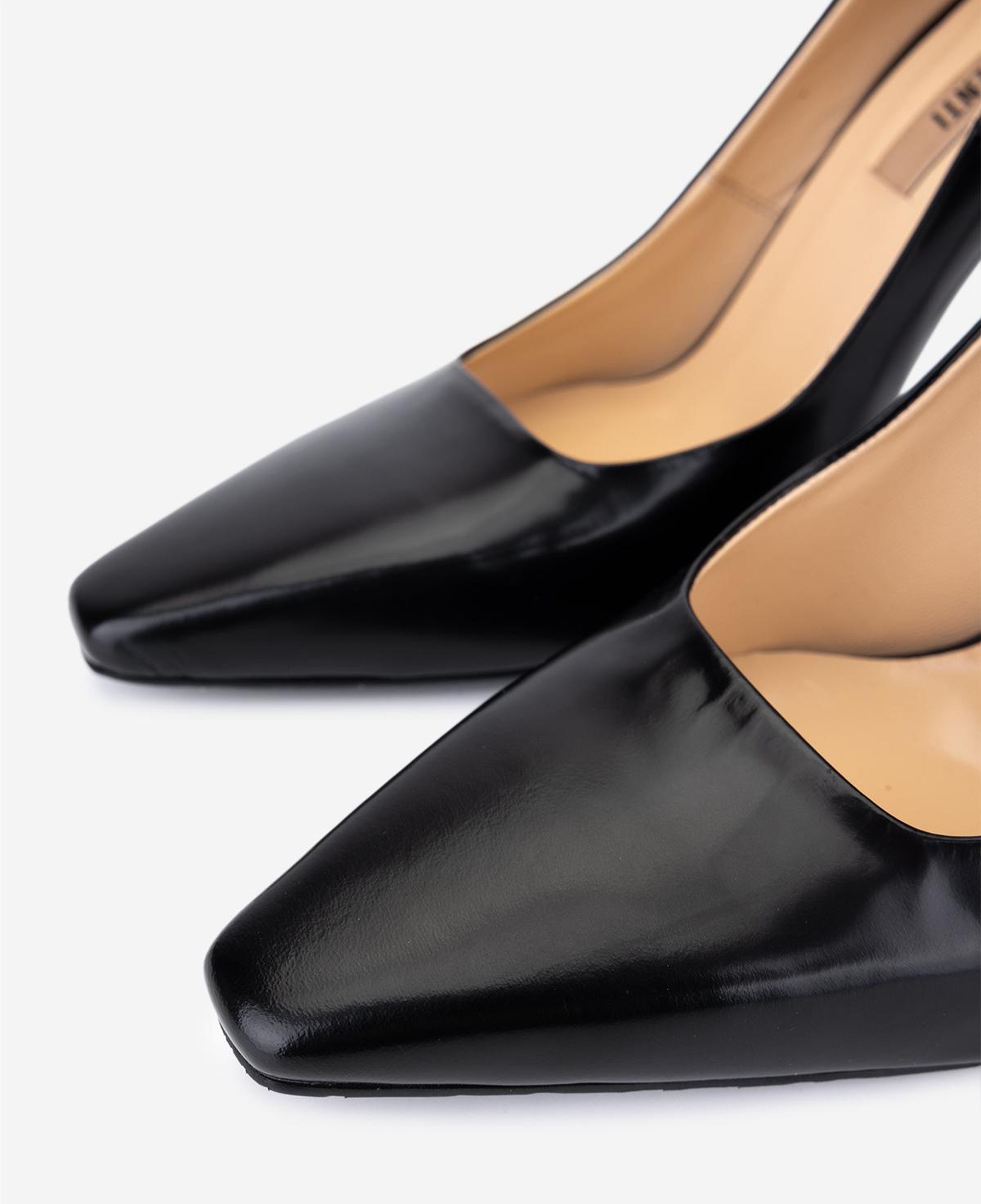 Valmenti Kadın Hakiki Deri Siyah Açma Stiletto Ayakkabı