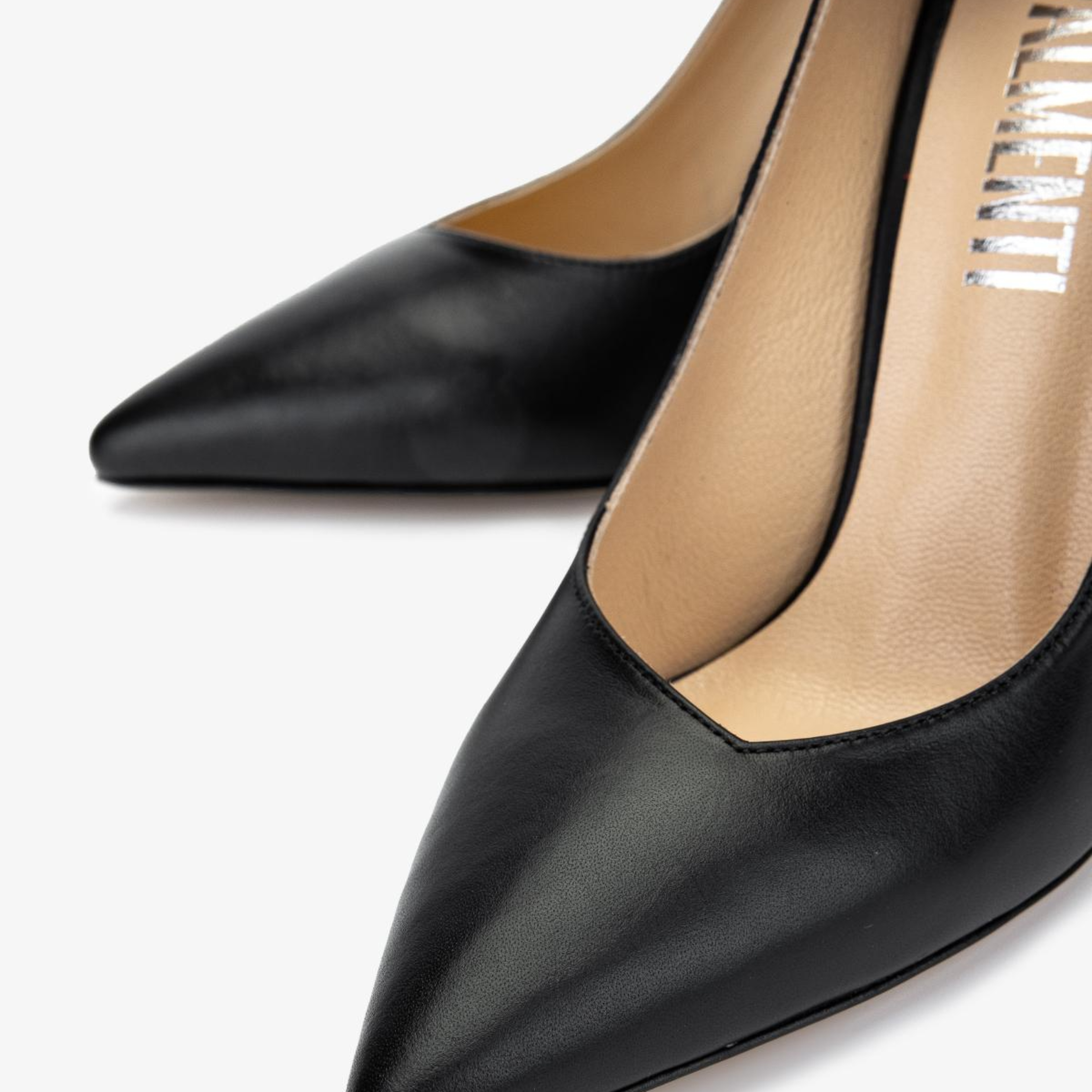 Valmenti Kadın Hakiki Deri Siyah Stiletto Ayakkabı