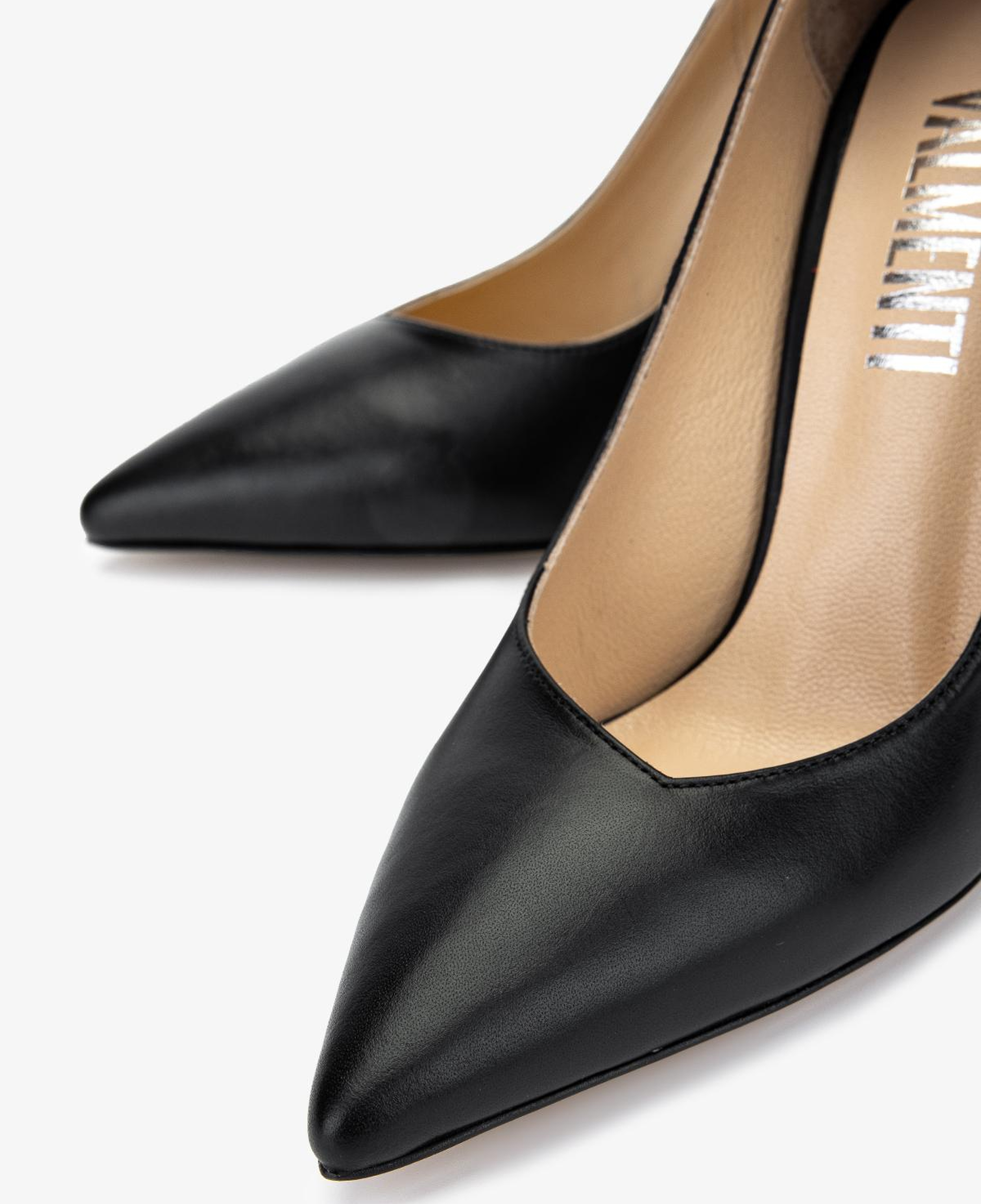 Valmenti Kadın Hakiki Deri Siyah Stiletto Ayakkabı