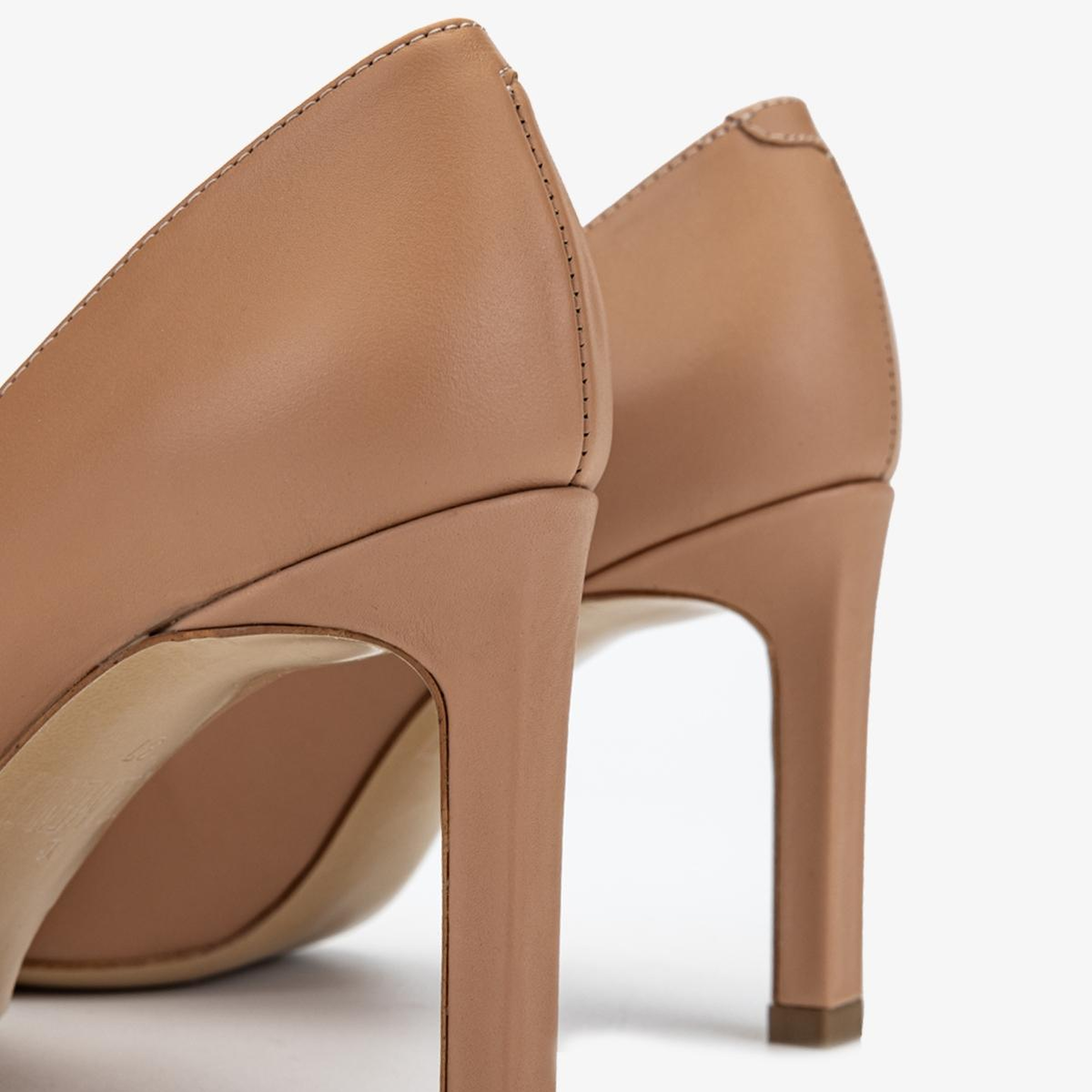 Valmenti Kadın Hakiki Deri Nude Stiletto Ayakkabı