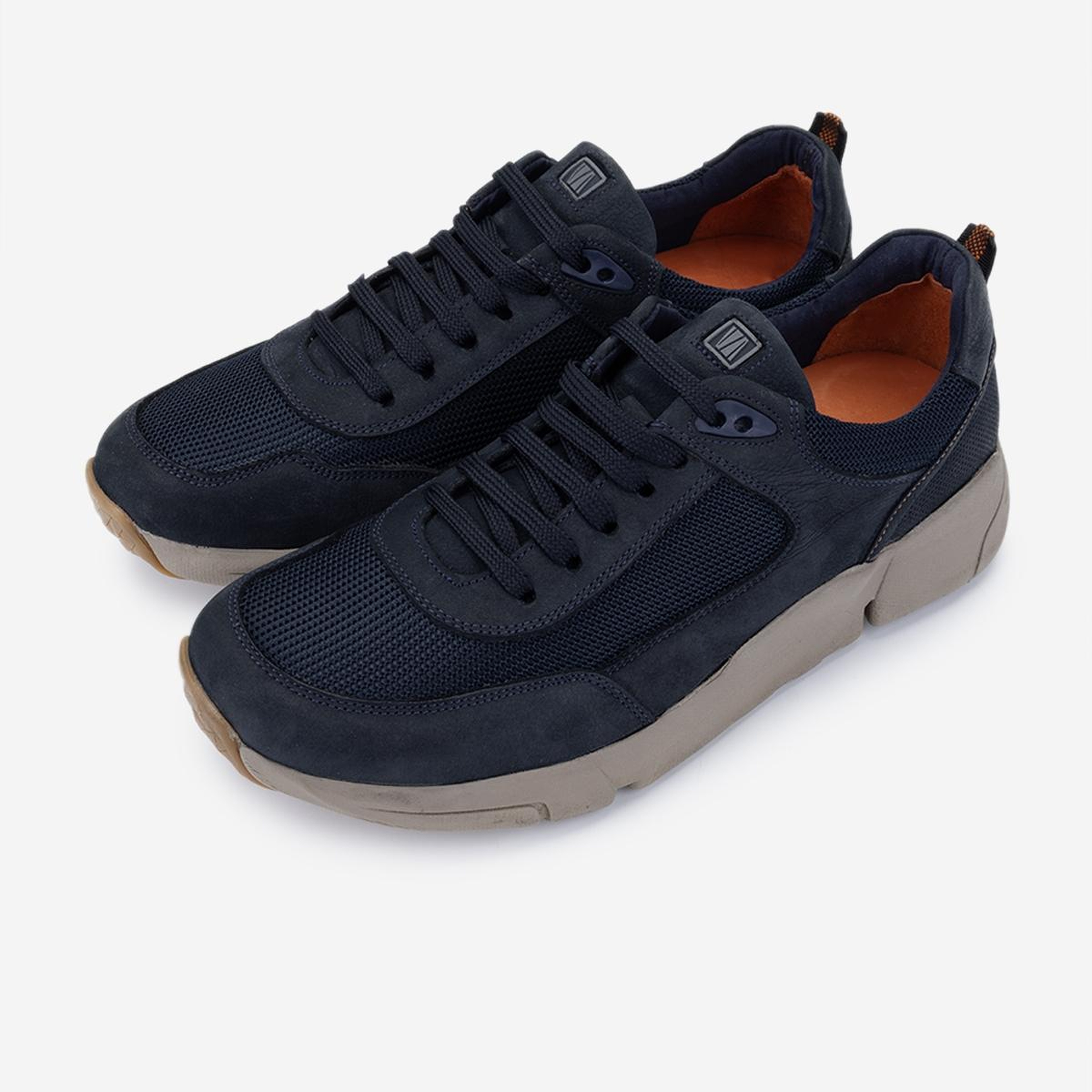 Valmenti Erkek Deri & Tekstil Lacivert Casual Ayakkabı