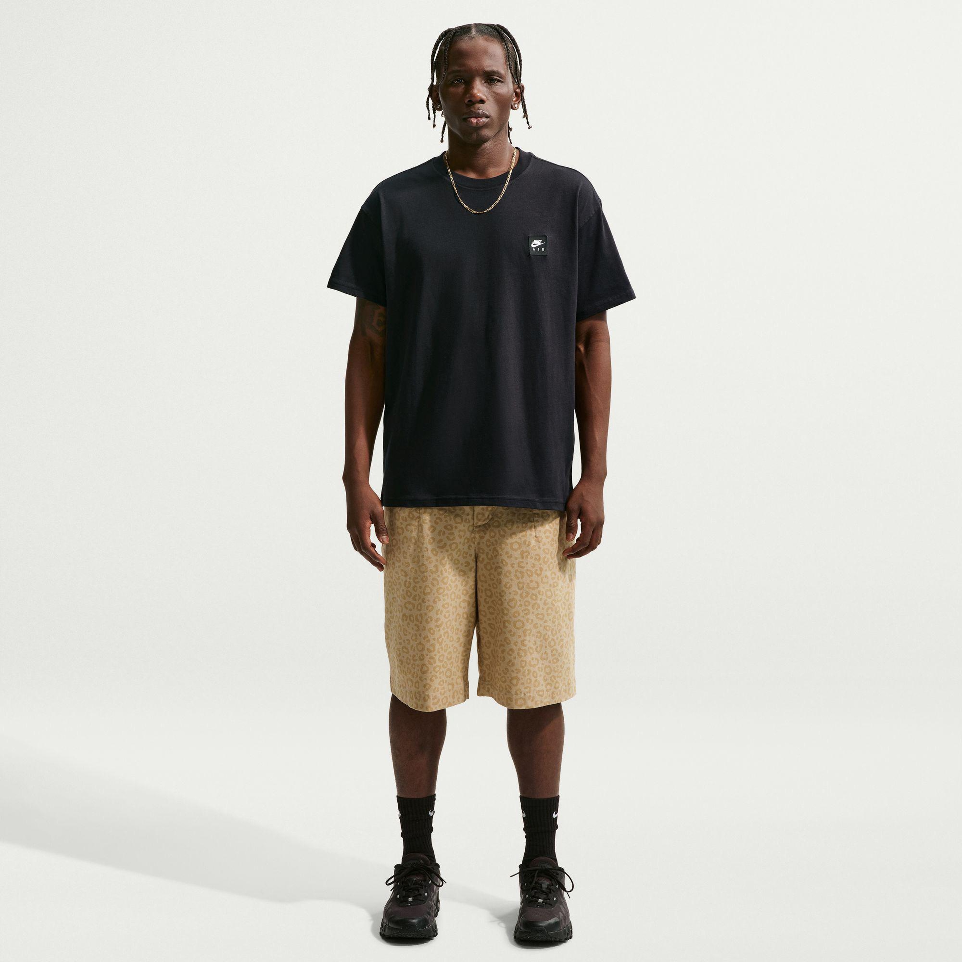 Nike Sportswear Air Box Erkek Siyah Tişört