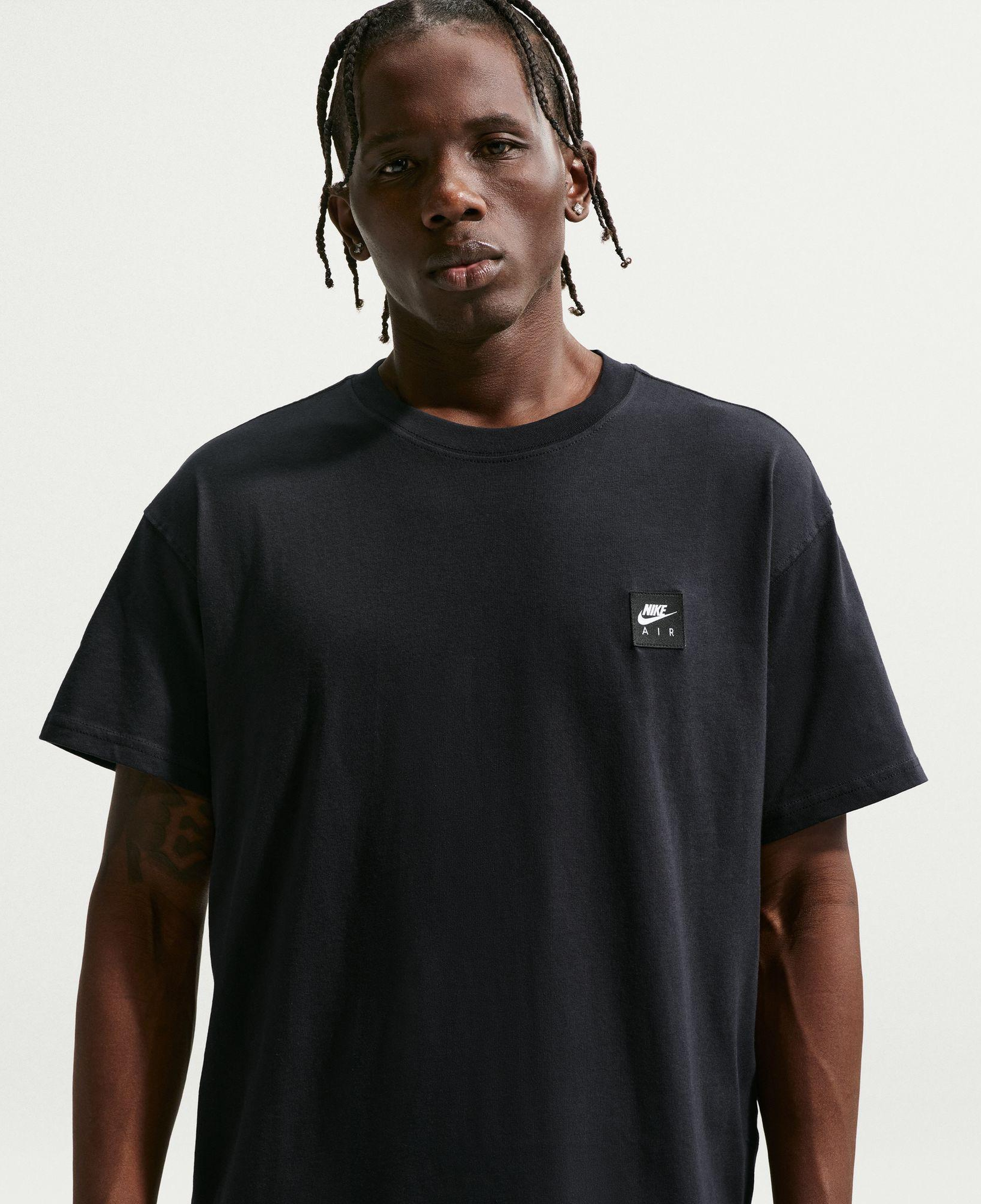 Nike Sportswear Air Box Erkek Siyah Tişört
