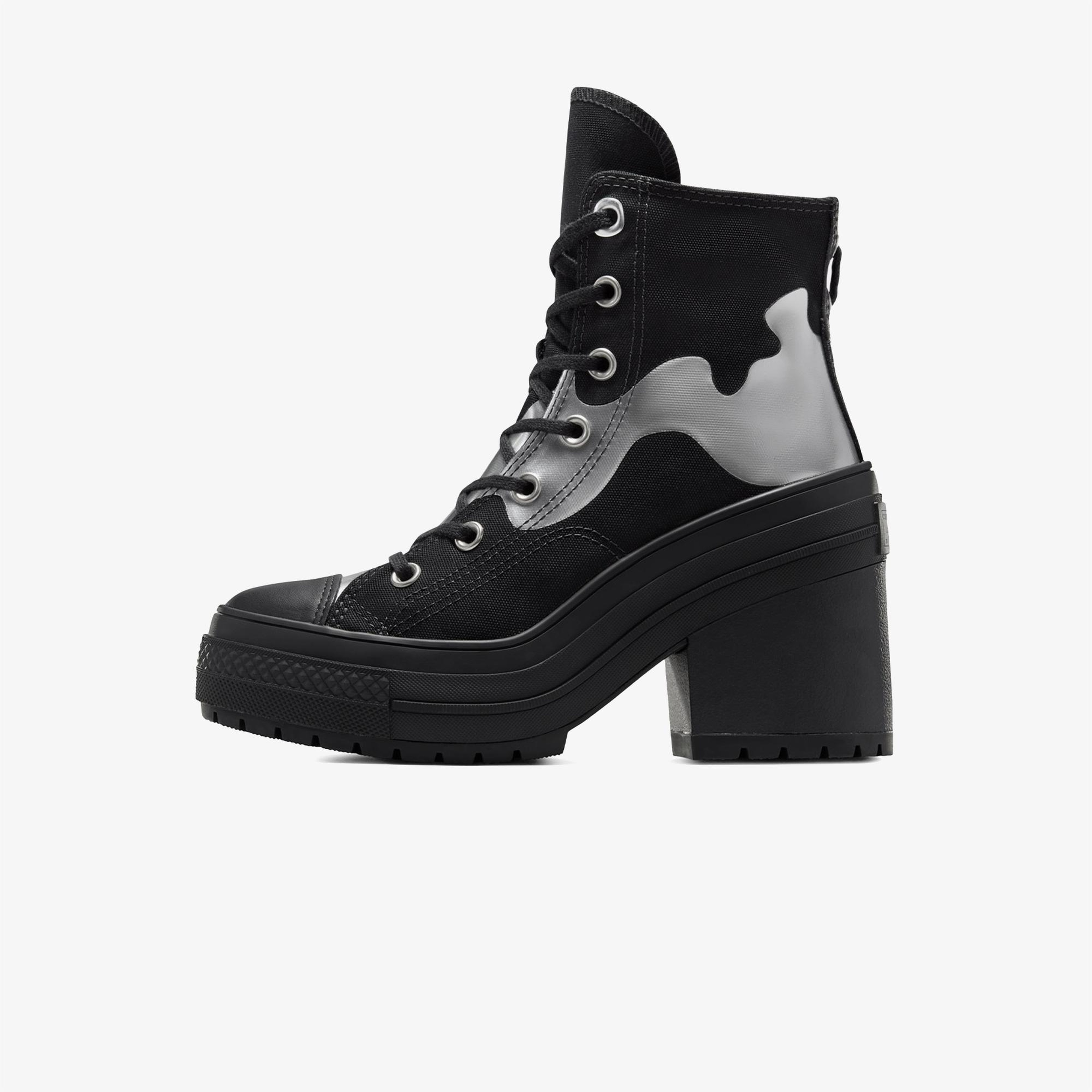 Converse Chuck 70 De Luxe Heel Kadın Siyah Platform Sneaker